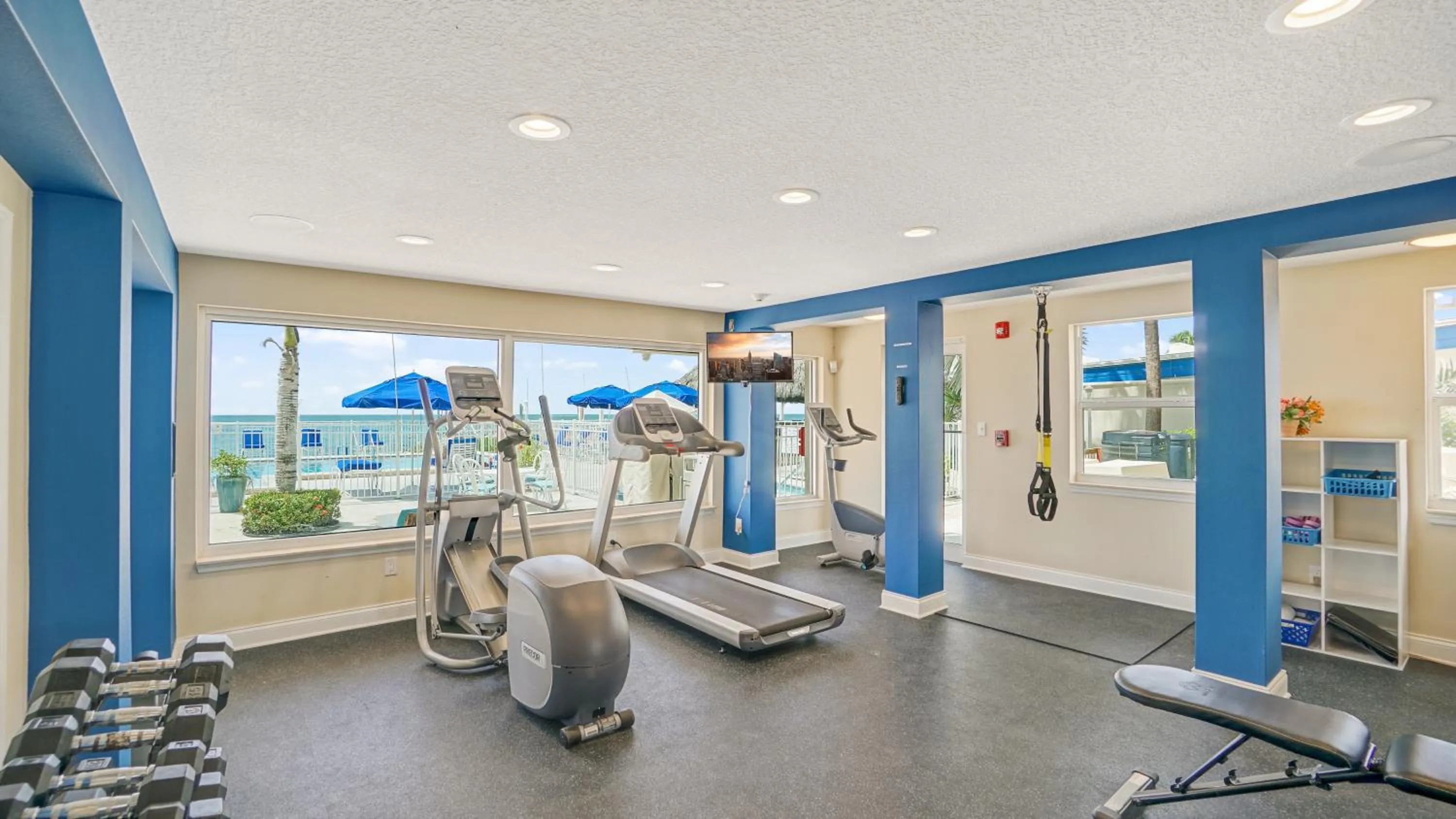 Fitness centre/facilities in Glunz Ocean Beach Hotel and Resort