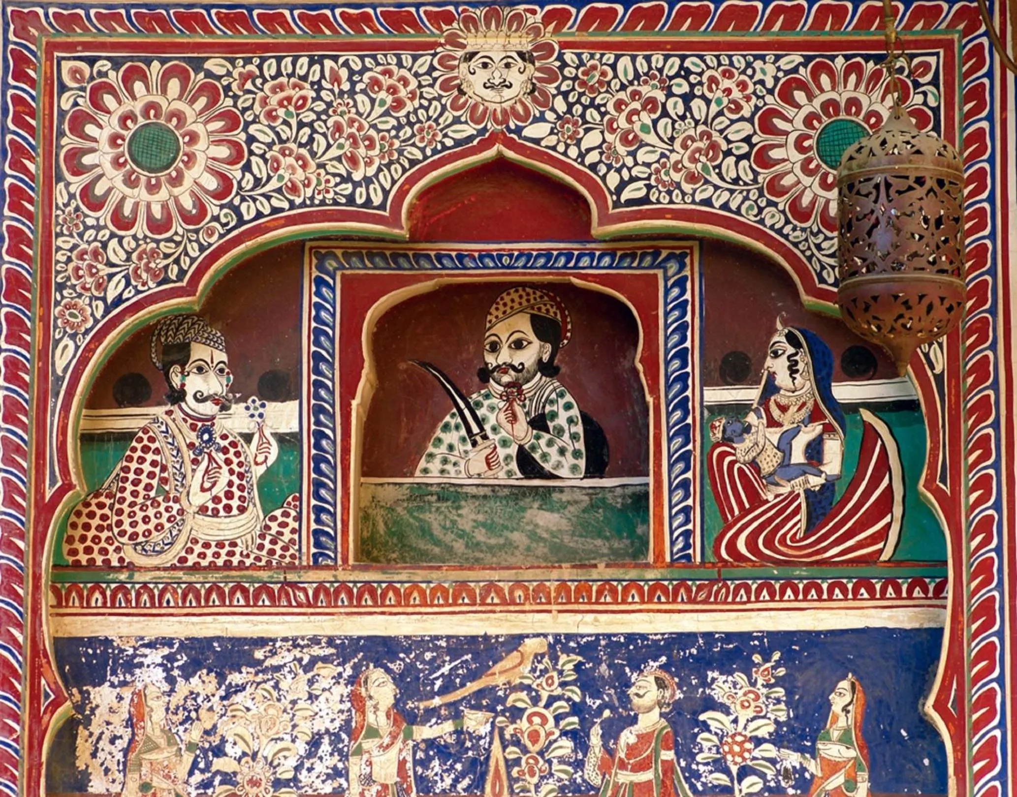 Decorative detail in Hotel Mandawa Haveli