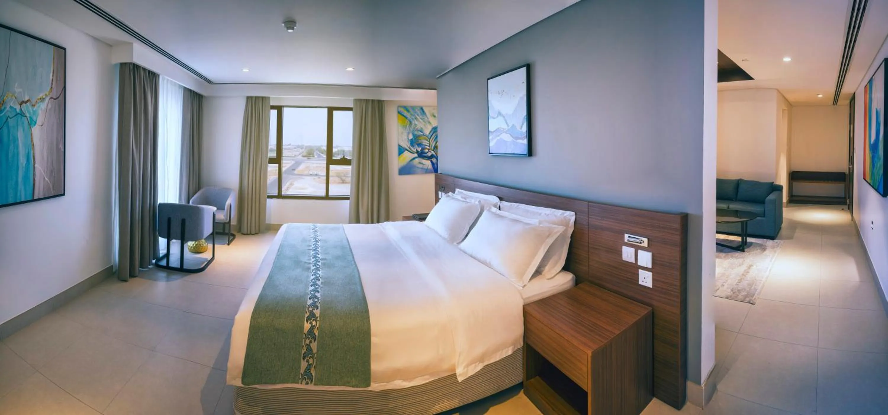 Photo of the whole room, Bed in Boulevard Hotel Oman