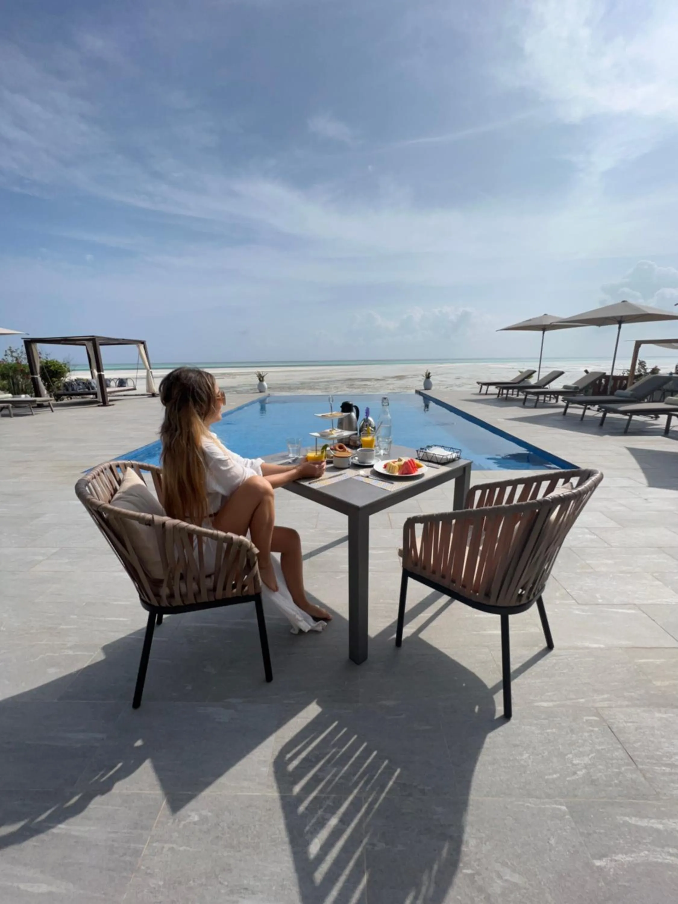 Swimming pool in Villa Bluu