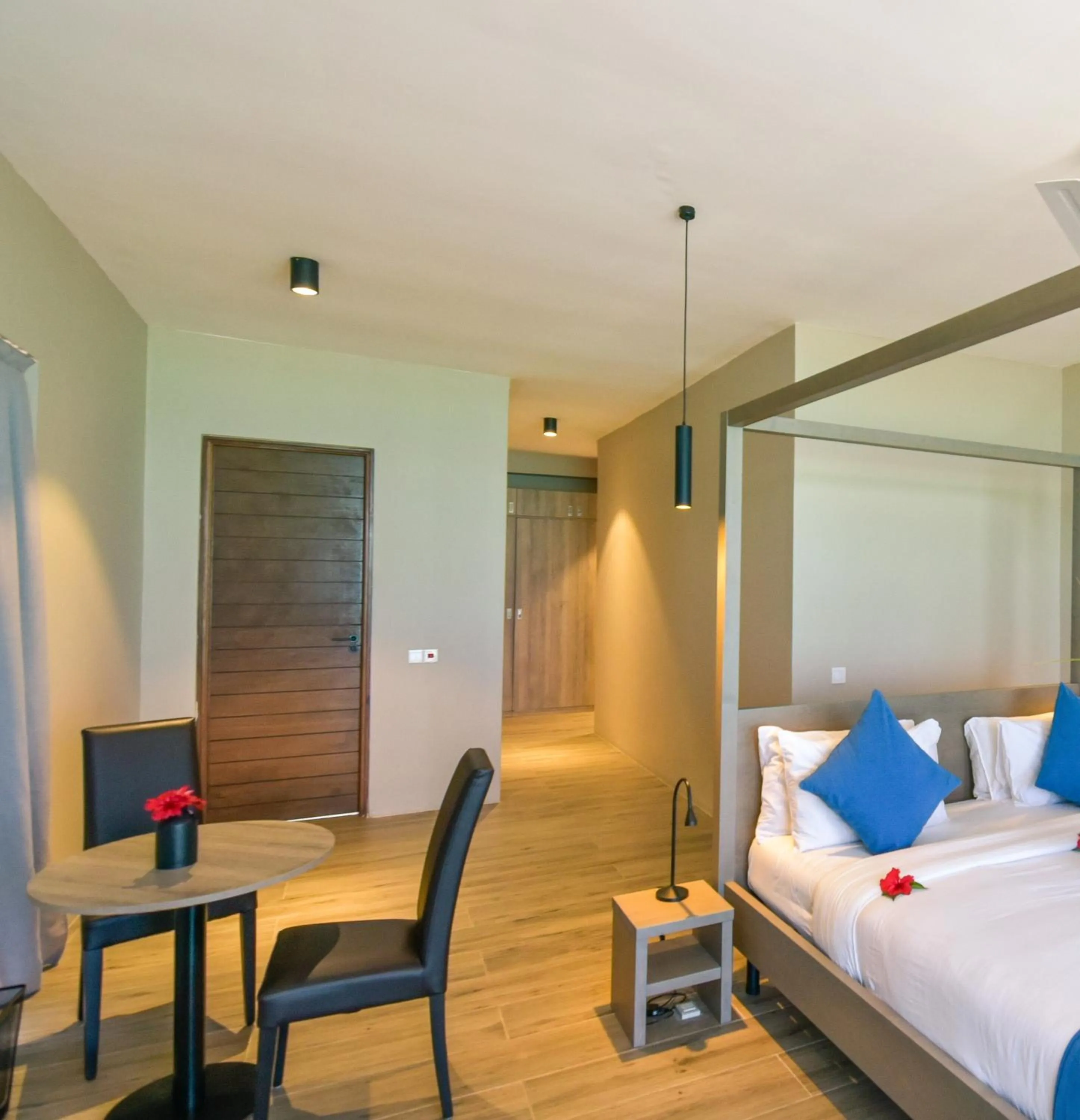 Bedroom, Bed in Villa Bluu