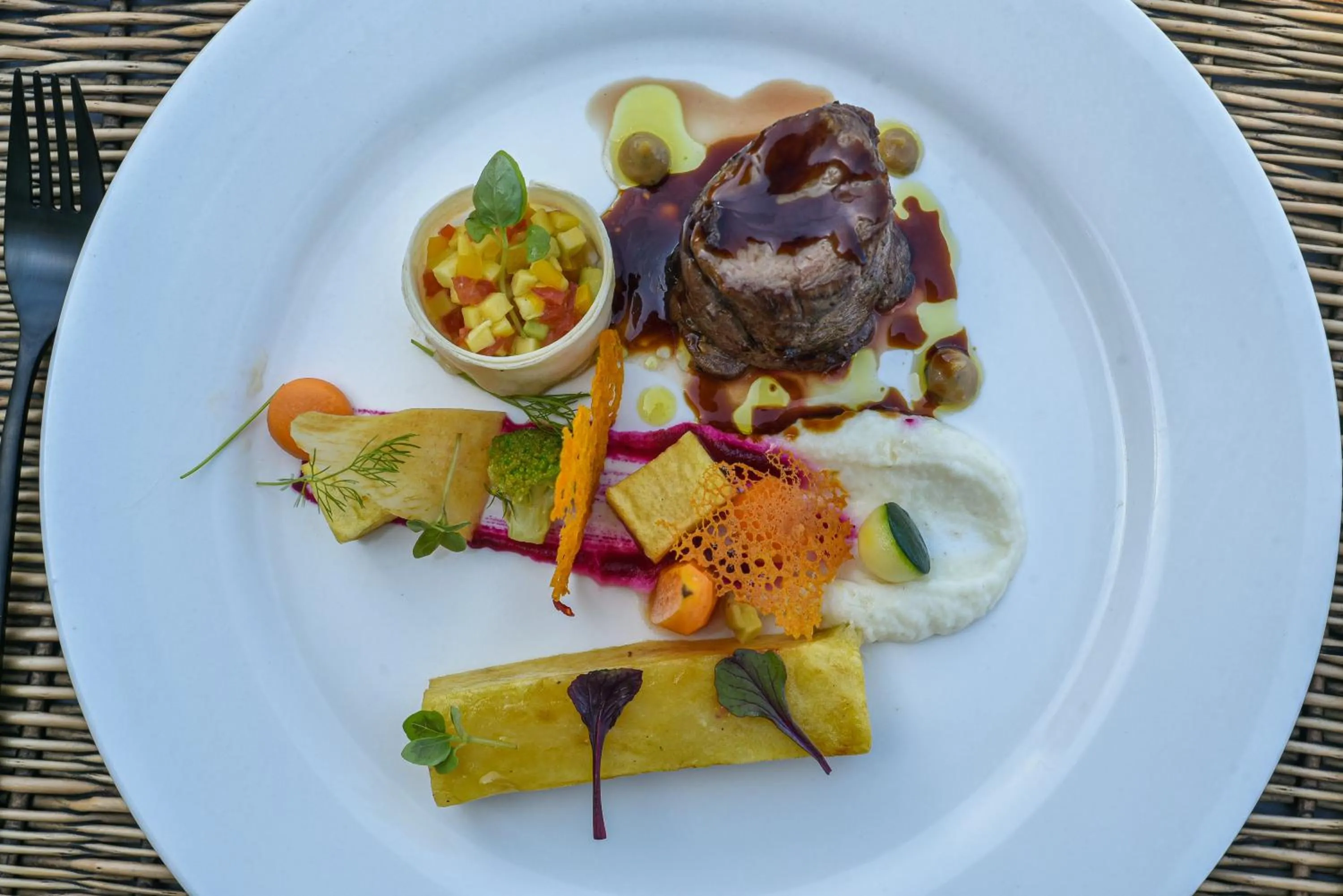 Food and drinks in Villa Bluu