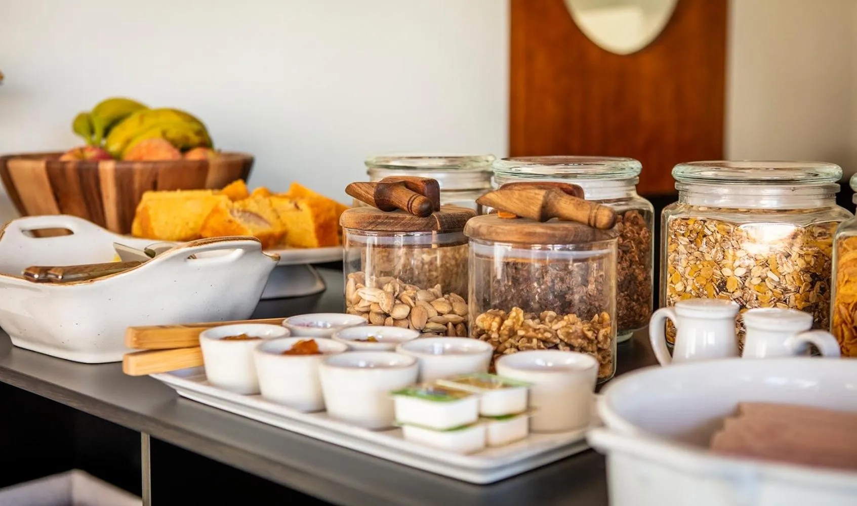 Buffet breakfast in Ceuta Terrace Suites