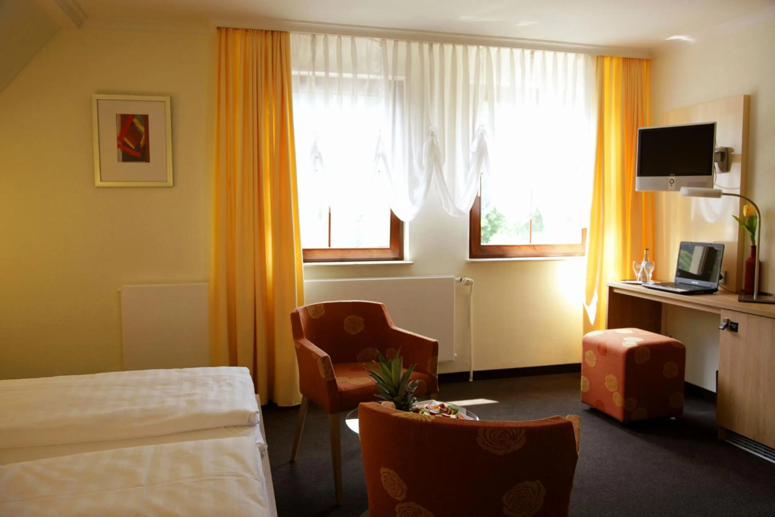 Decorative detail, Bed in Die Krone am Fluss - Landhotel Sindringen