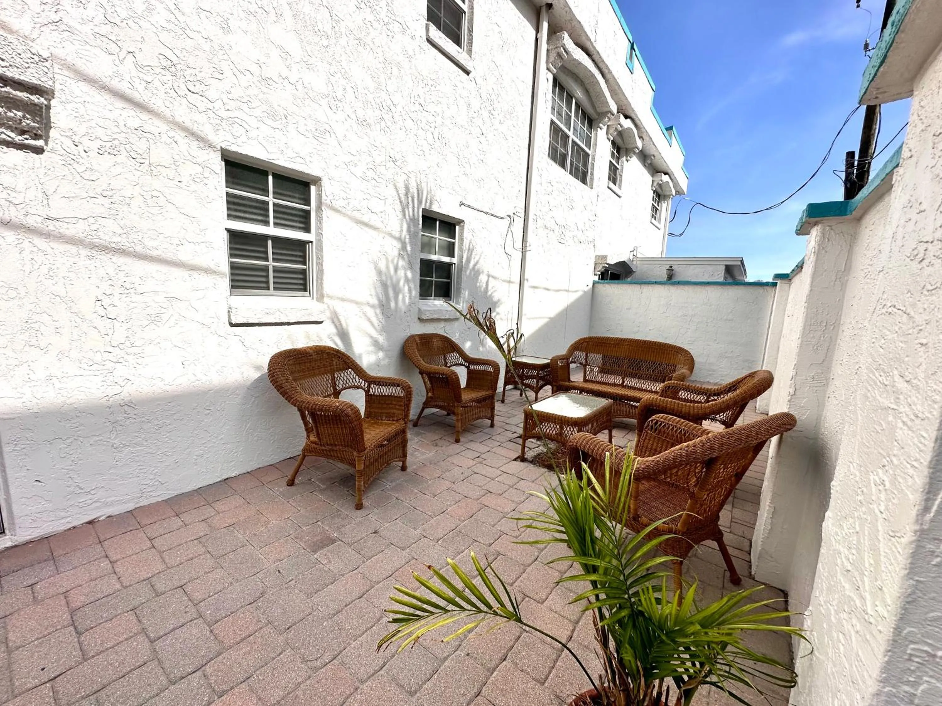 Patio in Alamanda Villas on Holmes Beach