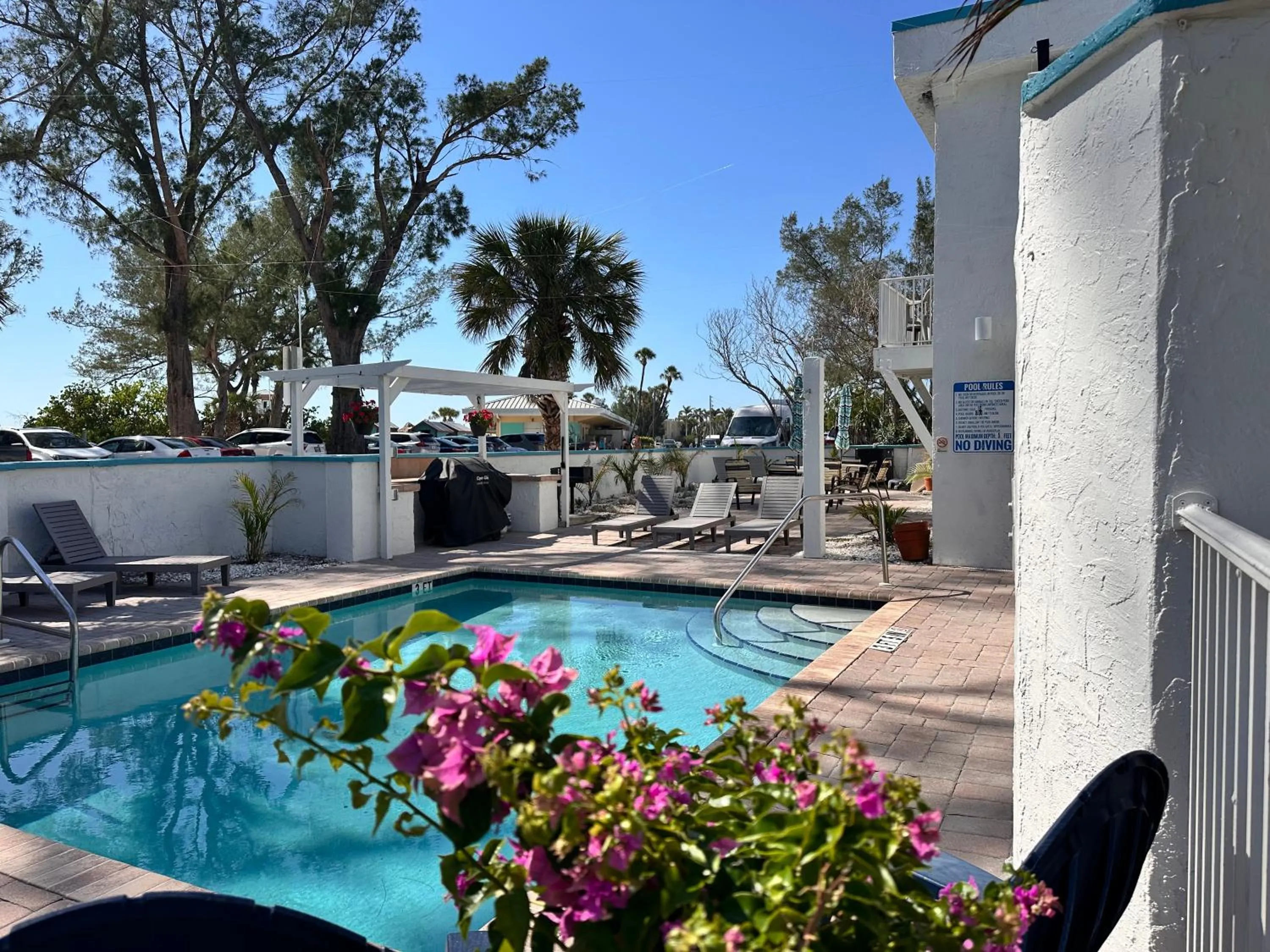 Swimming pool in Alamanda Villas on Holmes Beach