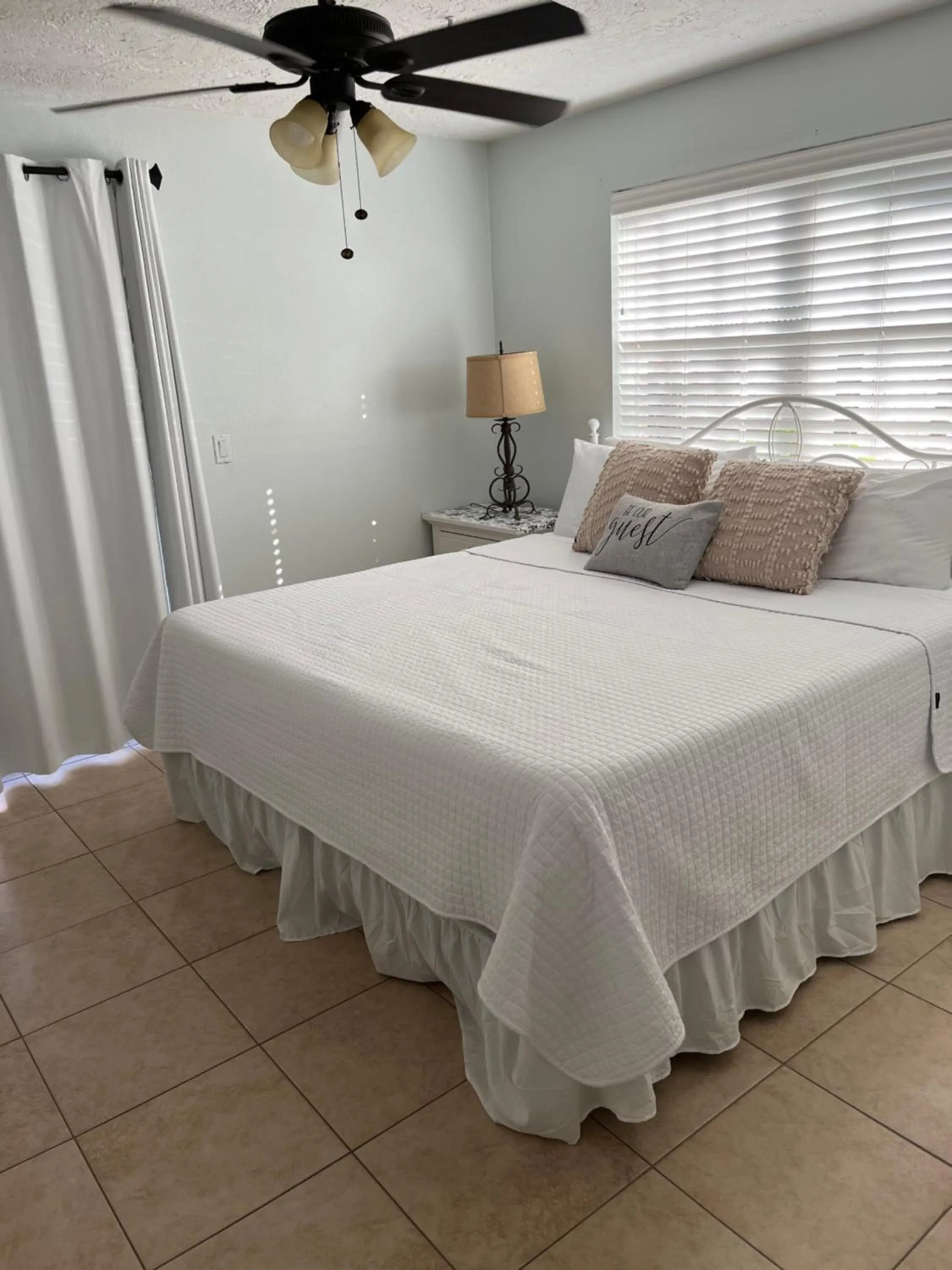 Bed in Alamanda Villas on Holmes Beach