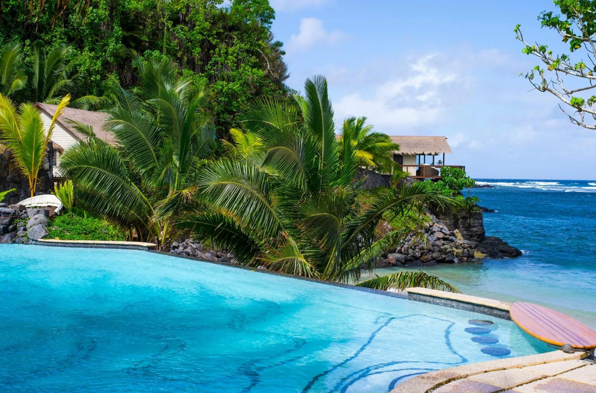 Pool view in Seabreeze Resort Samoa – Exclusively for Adults