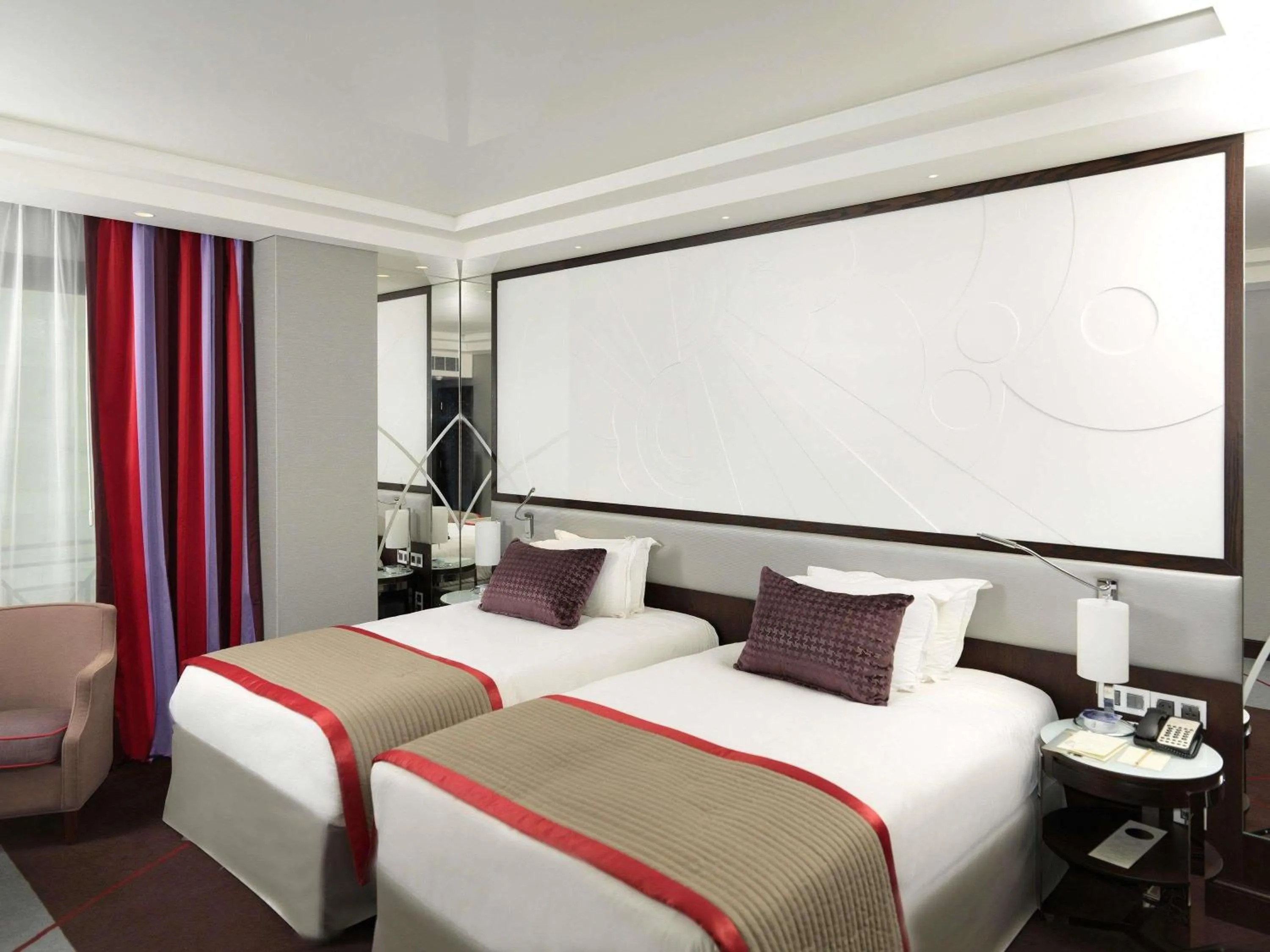 Bedroom, Bed in Sofitel Beirut Le Gabriel