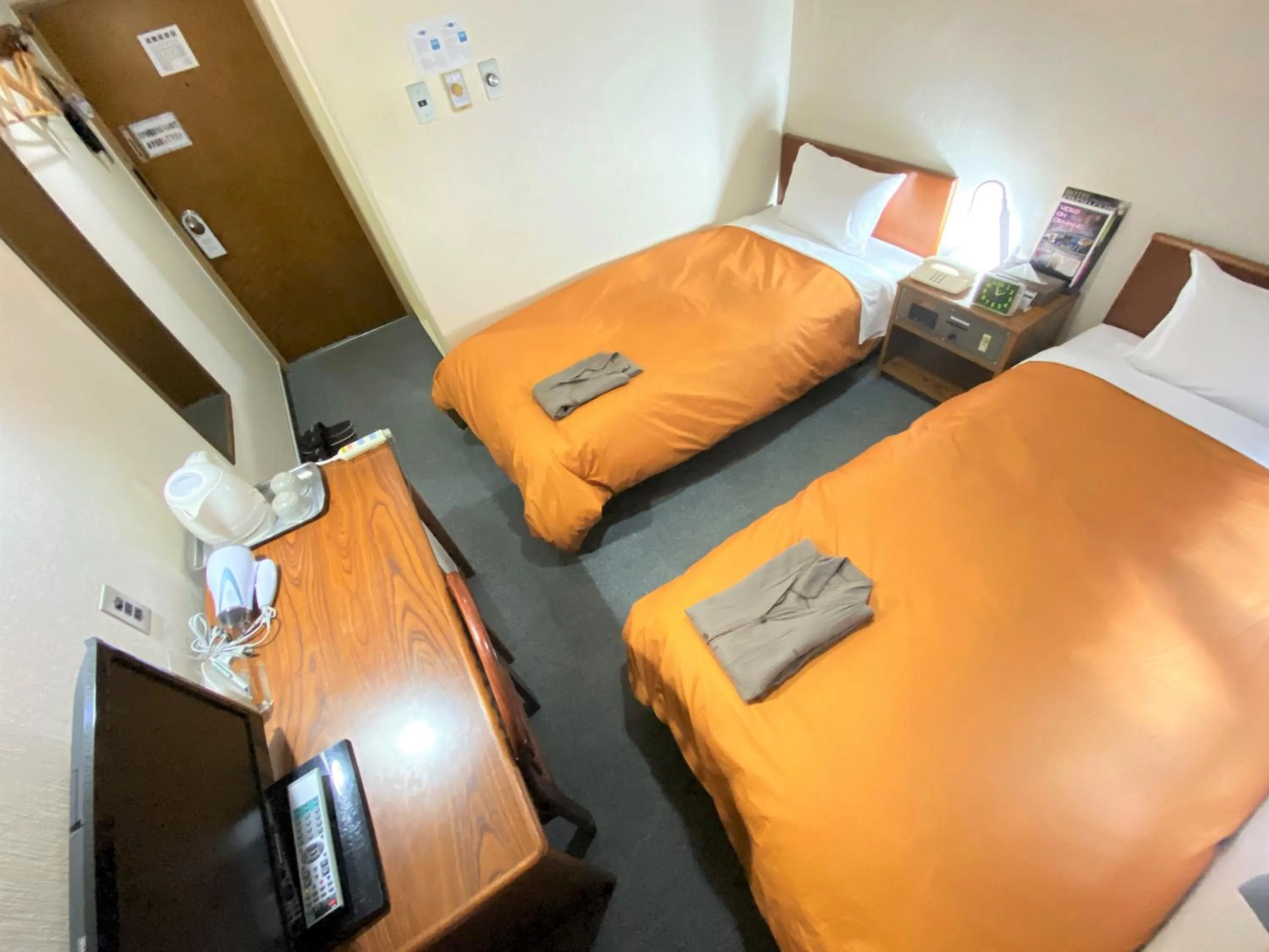Bed in Hotel 1-2-3 Kokura