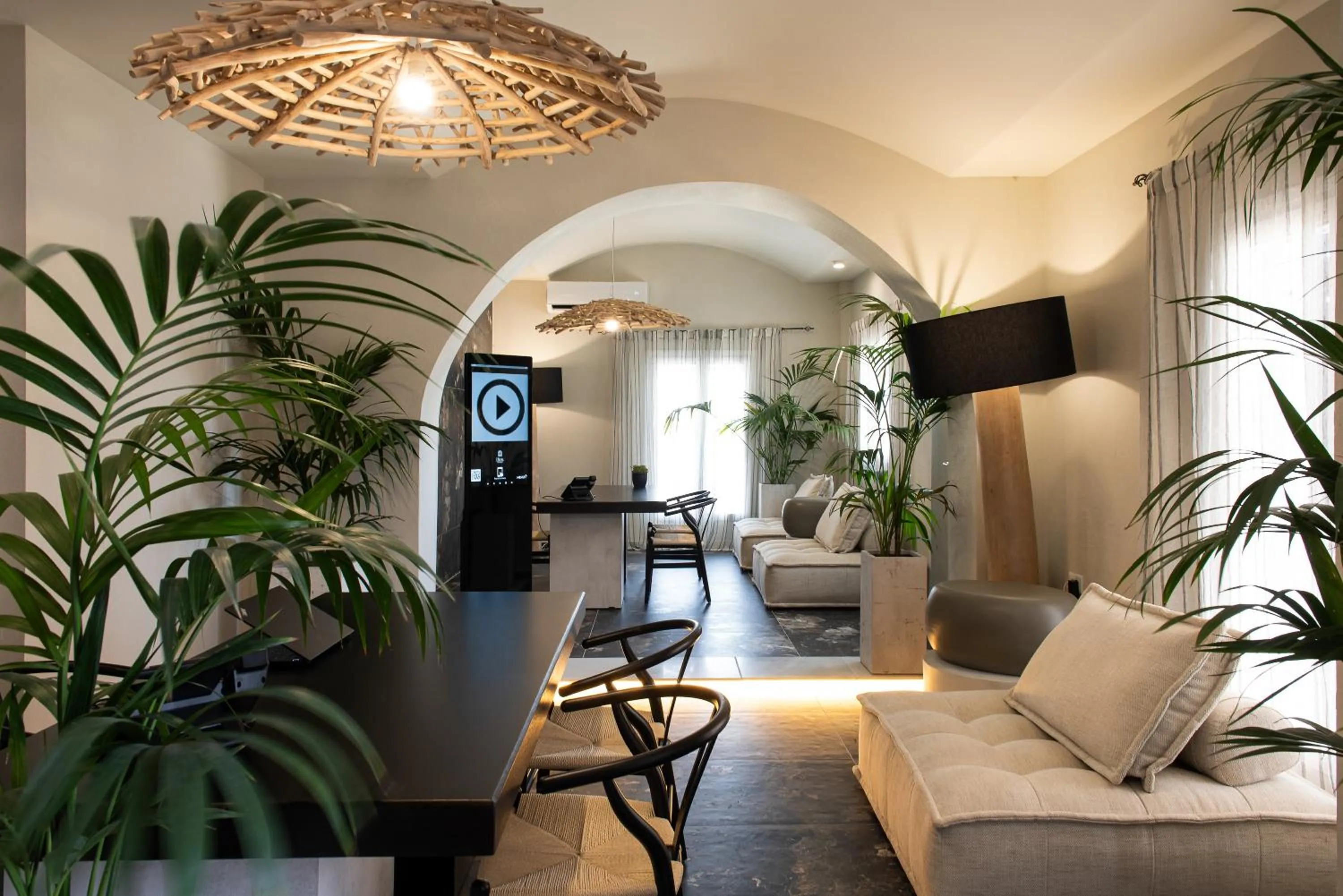 Lobby or reception in The Noverian Bios Santorini