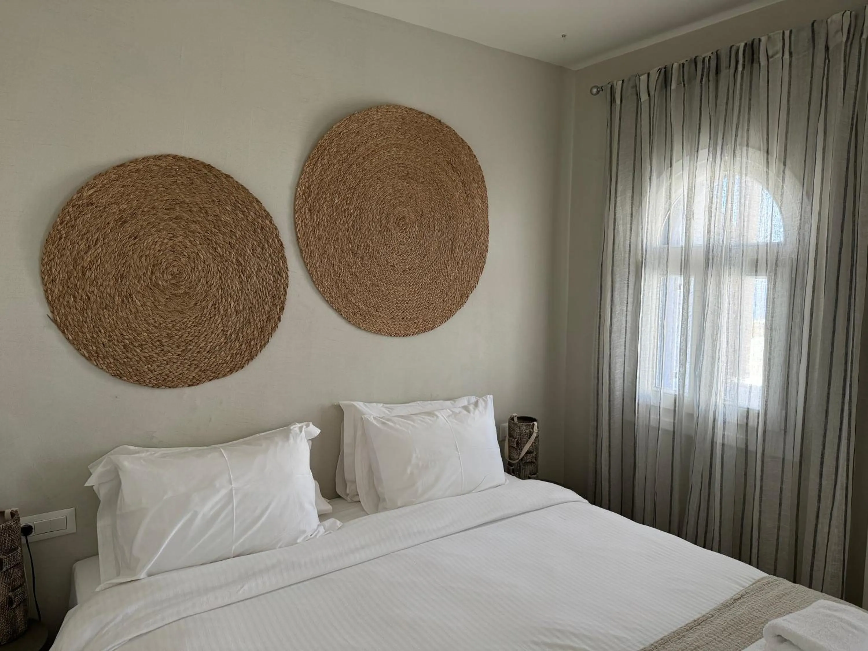 Bed in The Noverian Bios Santorini