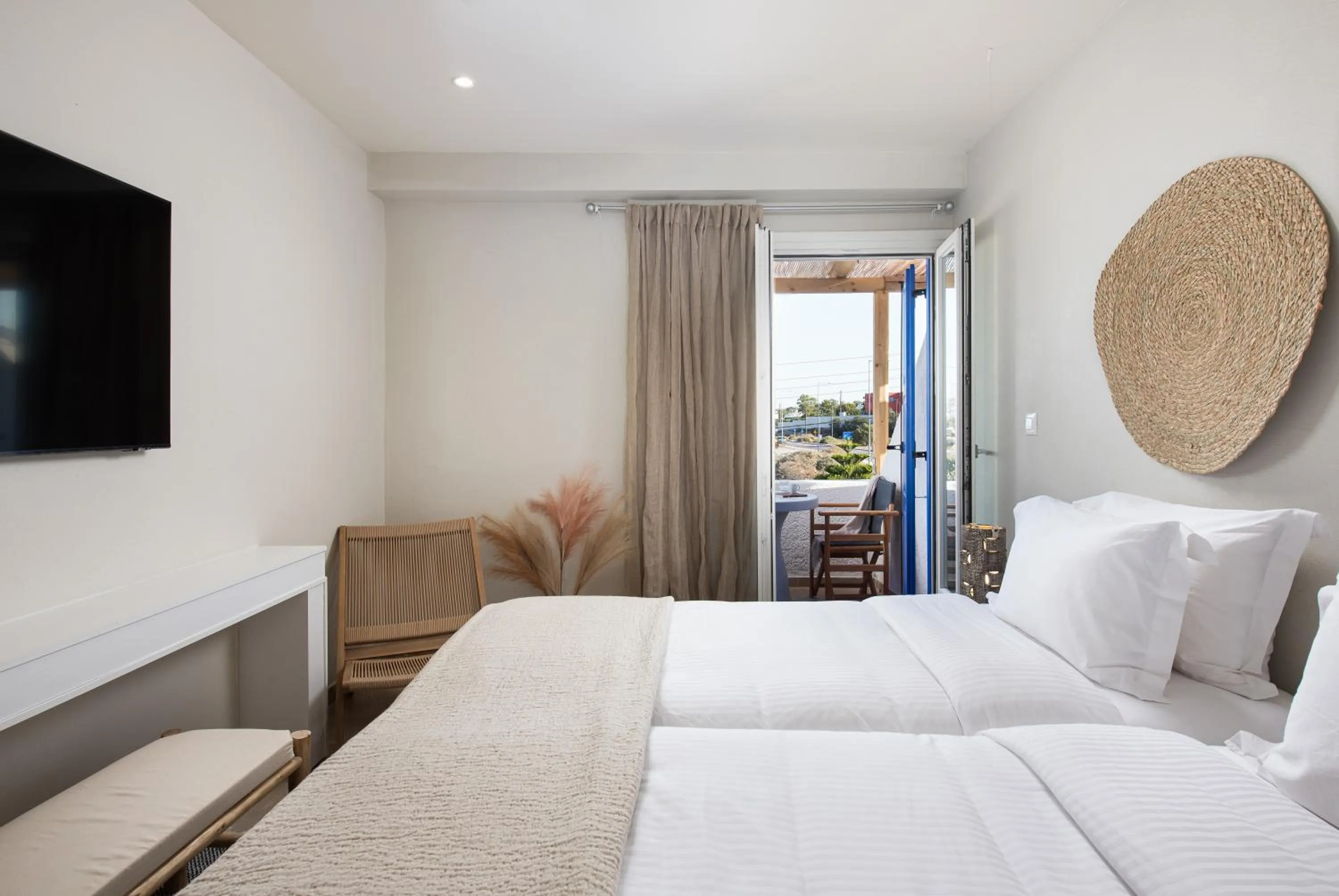 Bed in The Noverian Bios Santorini