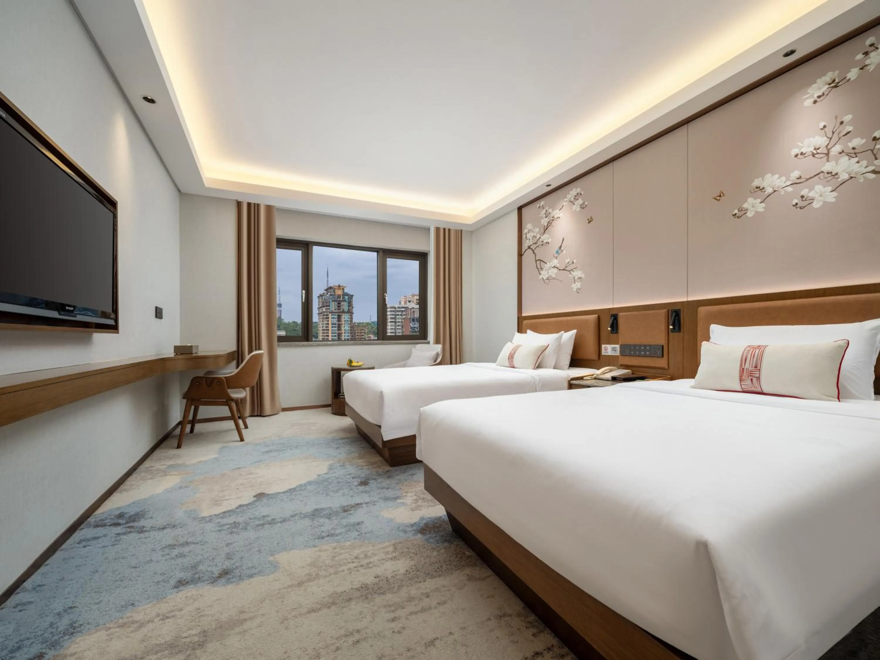 Bed in Guangdong Hotel