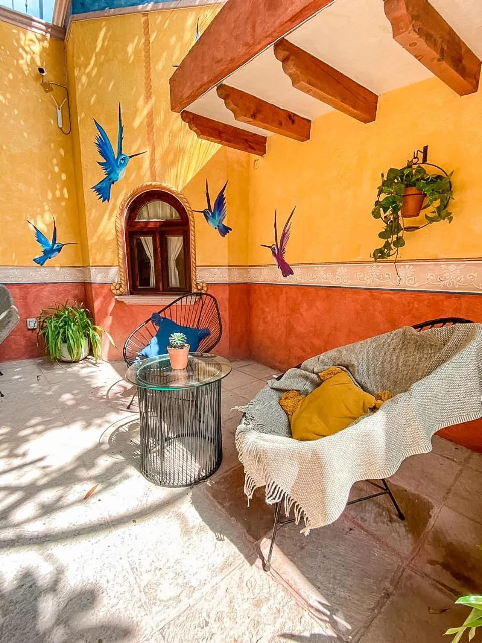 Patio in Hotel Boutique Santo Cuervo