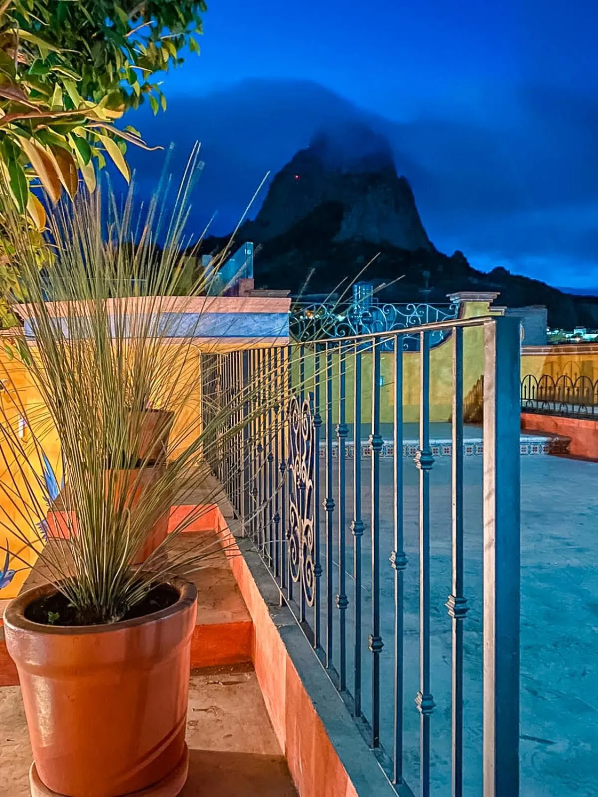 Balcony/Terrace in Hotel Boutique Santo Cuervo