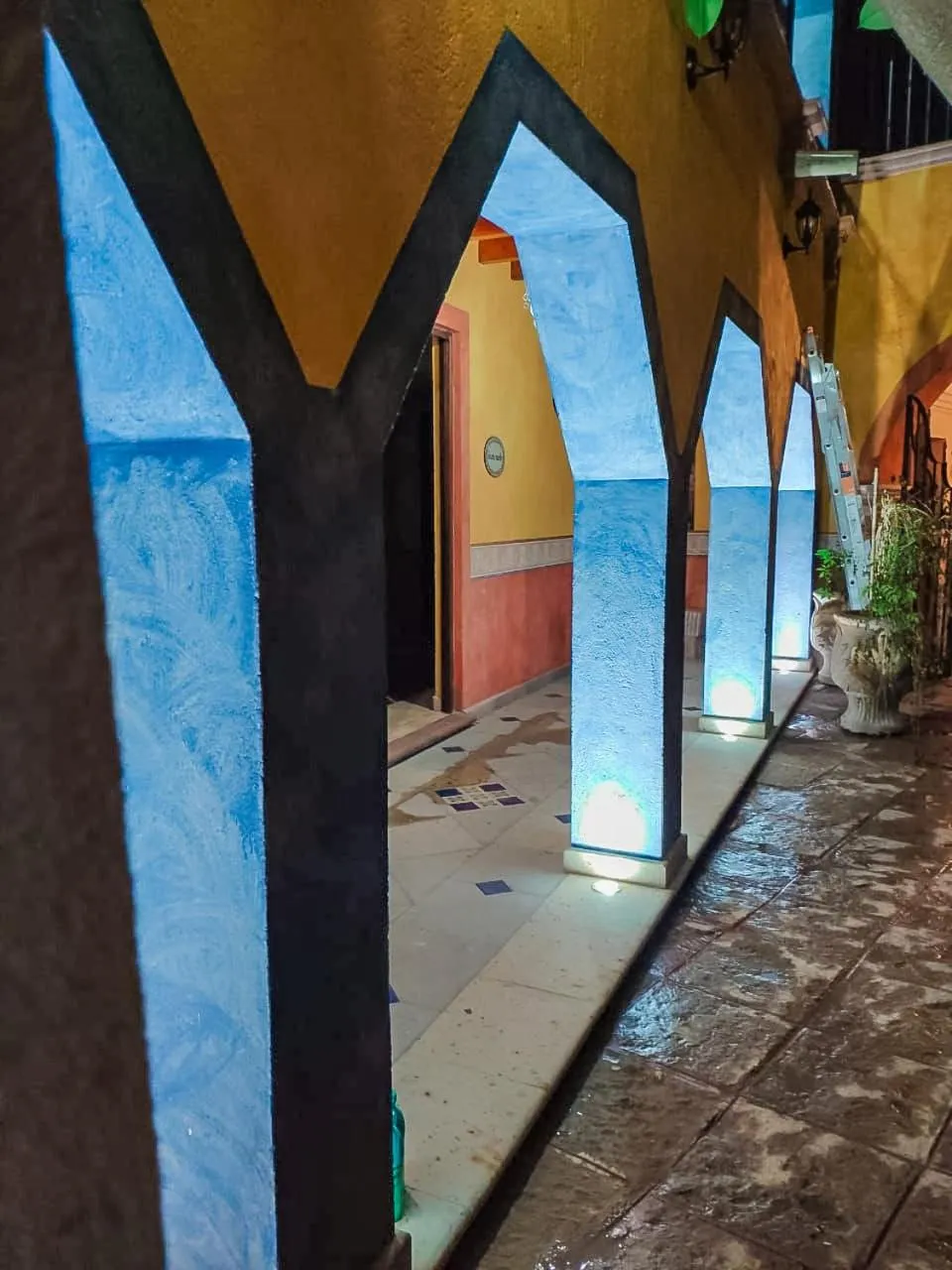 Patio in Hotel Boutique Santo Cuervo