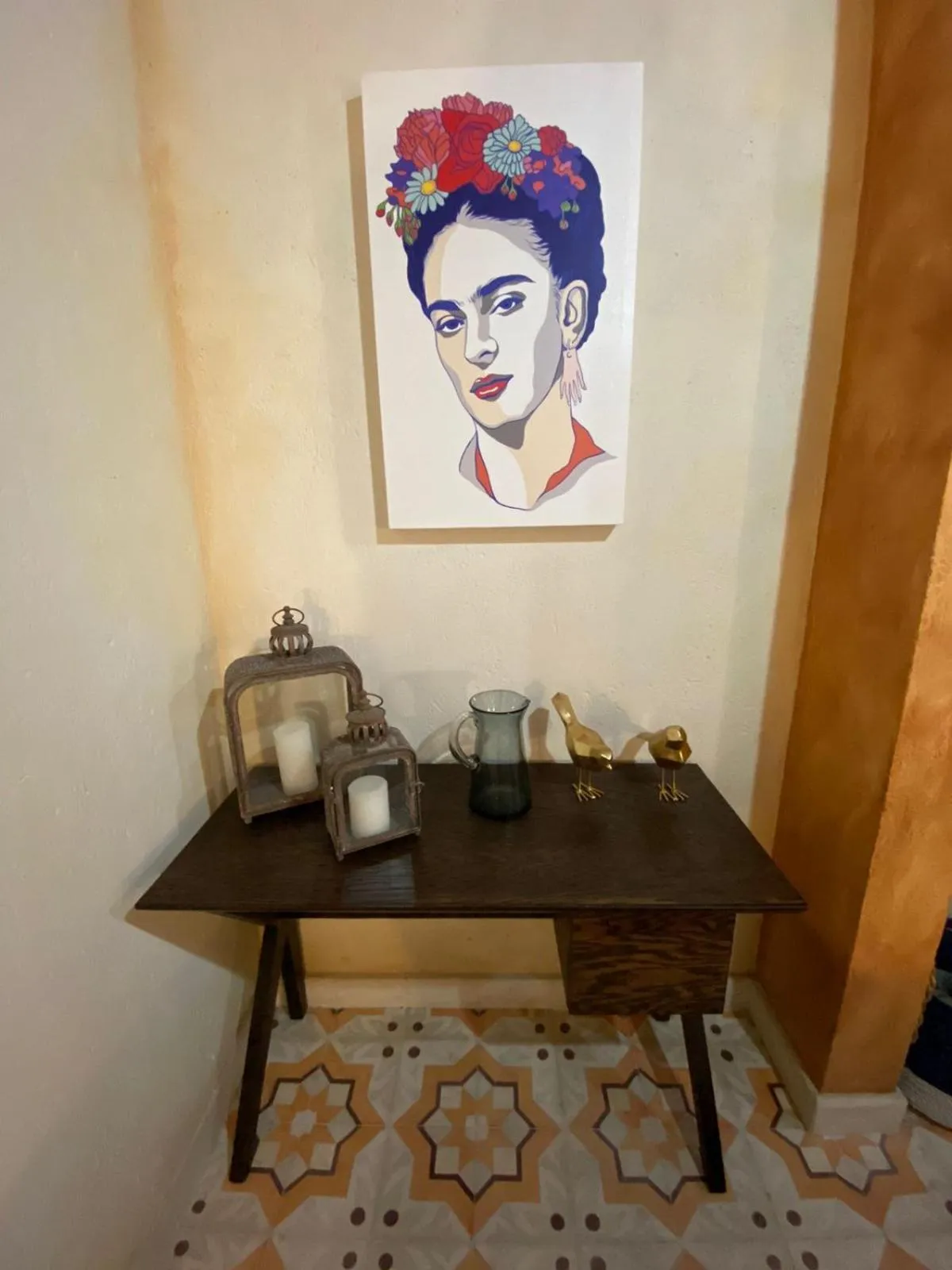 Decorative detail in Hotel Boutique Santo Cuervo