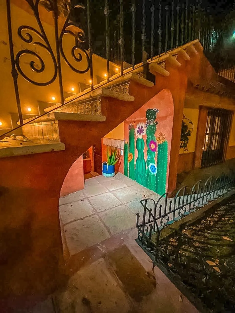 Patio in Hotel Boutique Santo Cuervo