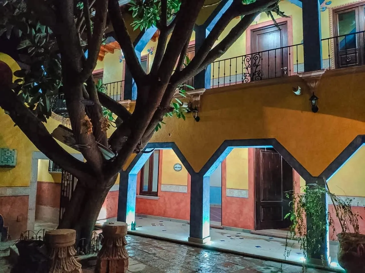 Patio in Hotel Boutique Santo Cuervo