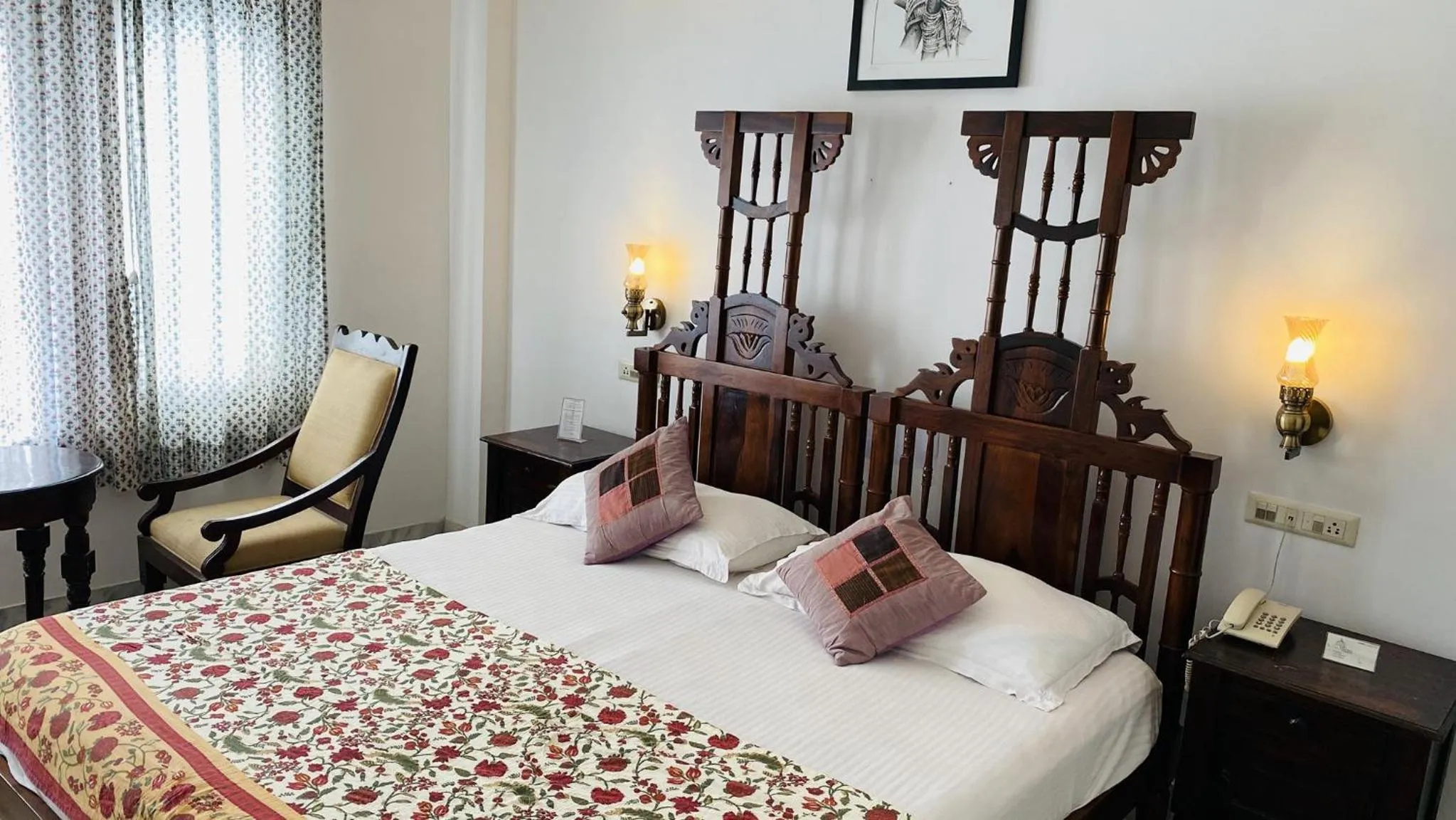Bed in Kotra Haveli A Boutique Hotel by Lake Pichola