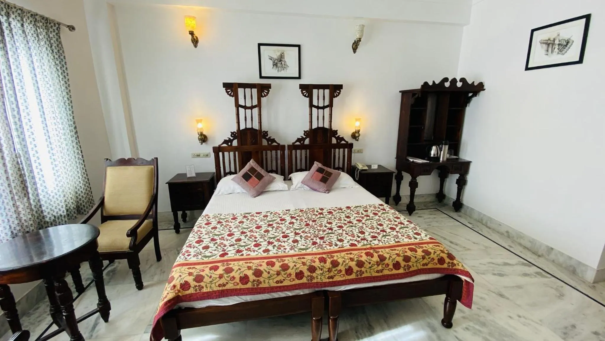Bedroom, Bed in Kotra Haveli A Boutique Hotel by Lake Pichola