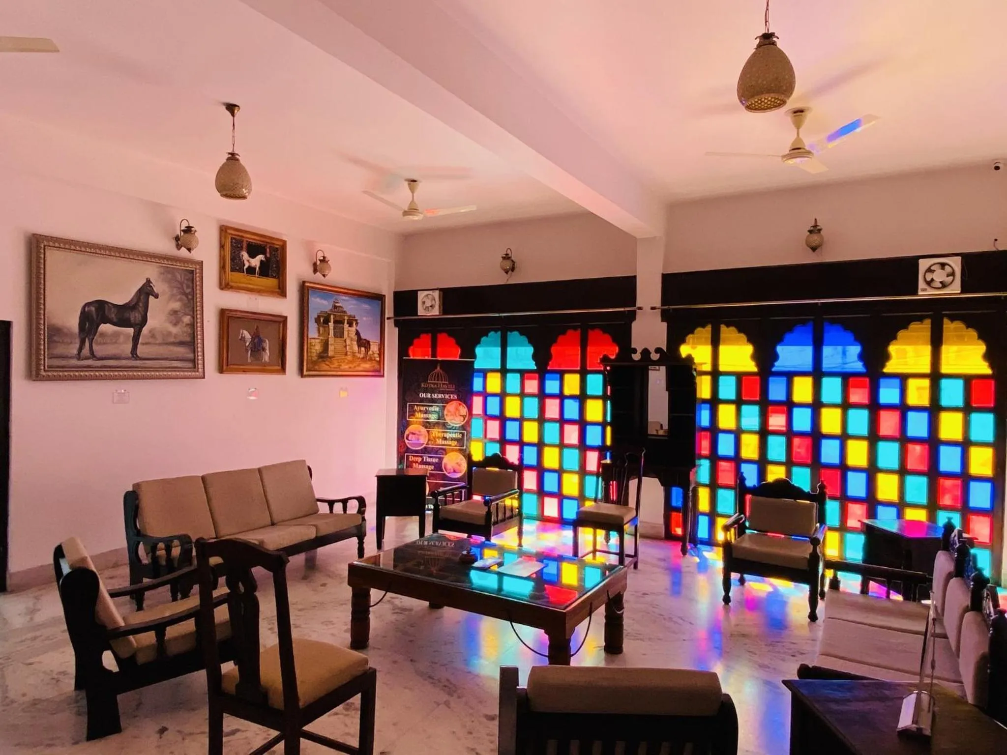 Lobby or reception in Kotra Haveli A Boutique Hotel by Lake Pichola