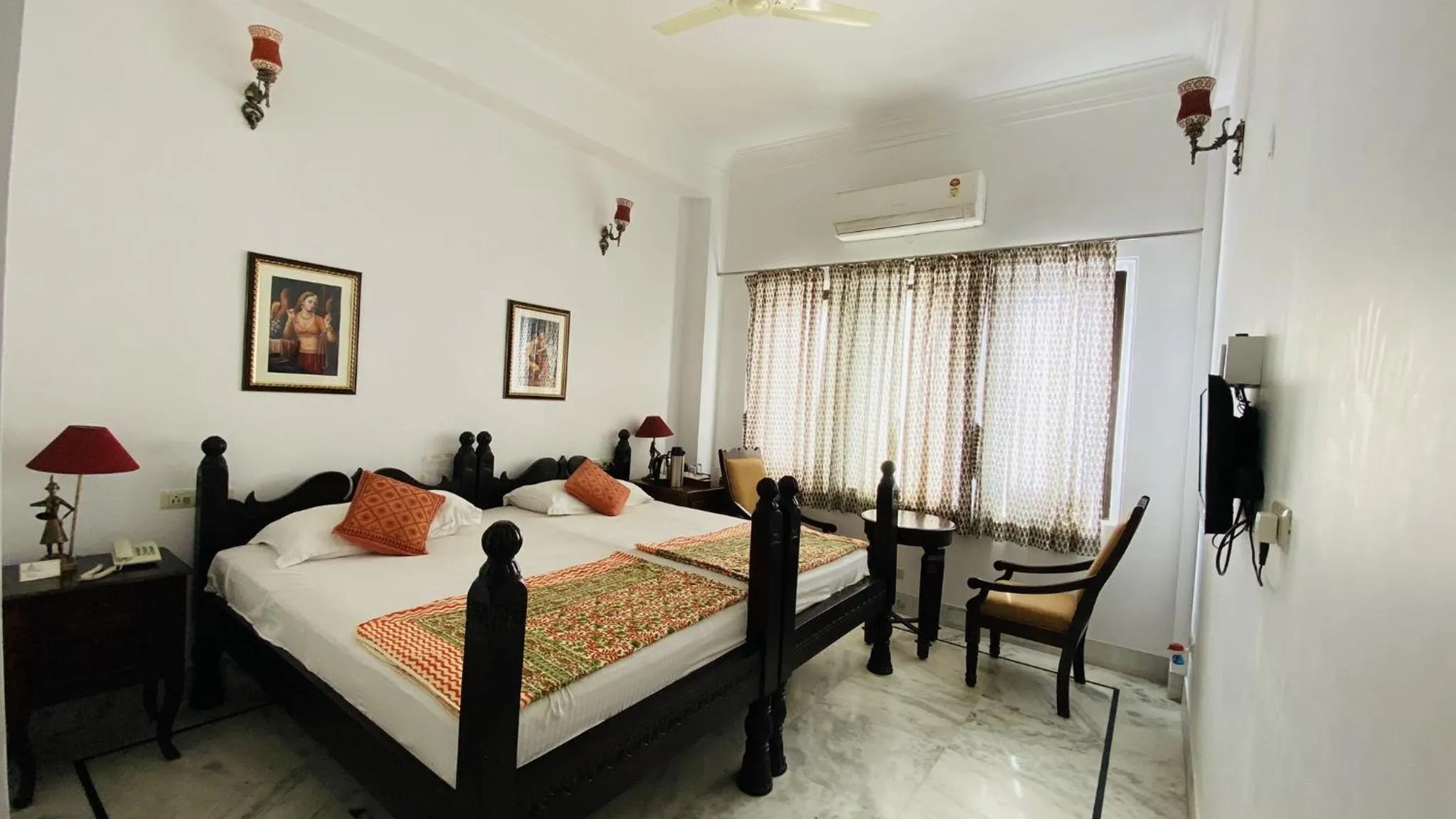 Bedroom, Bed in Kotra Haveli A Boutique Hotel by Lake Pichola