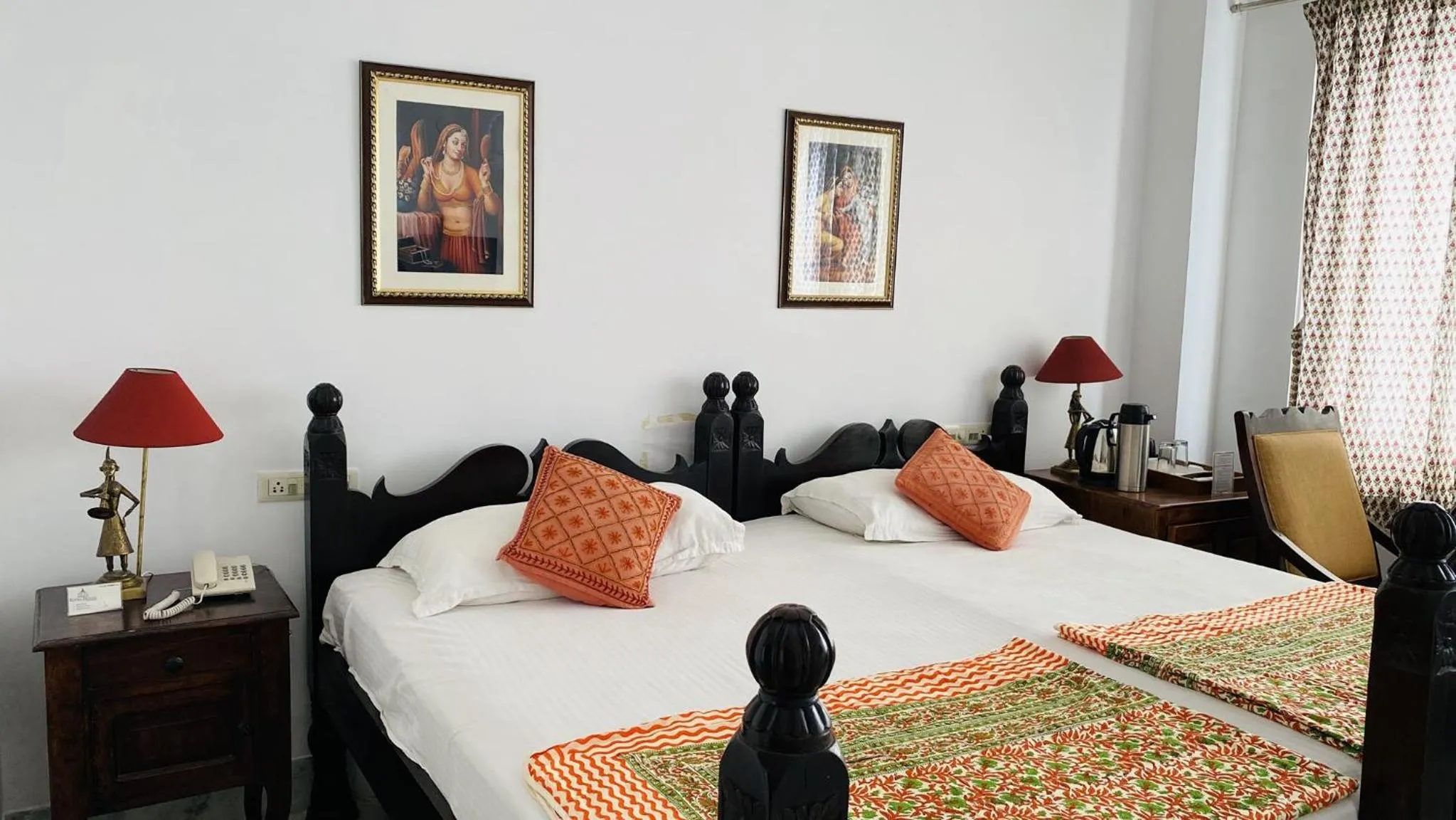 Bed in Kotra Haveli A Boutique Hotel by Lake Pichola