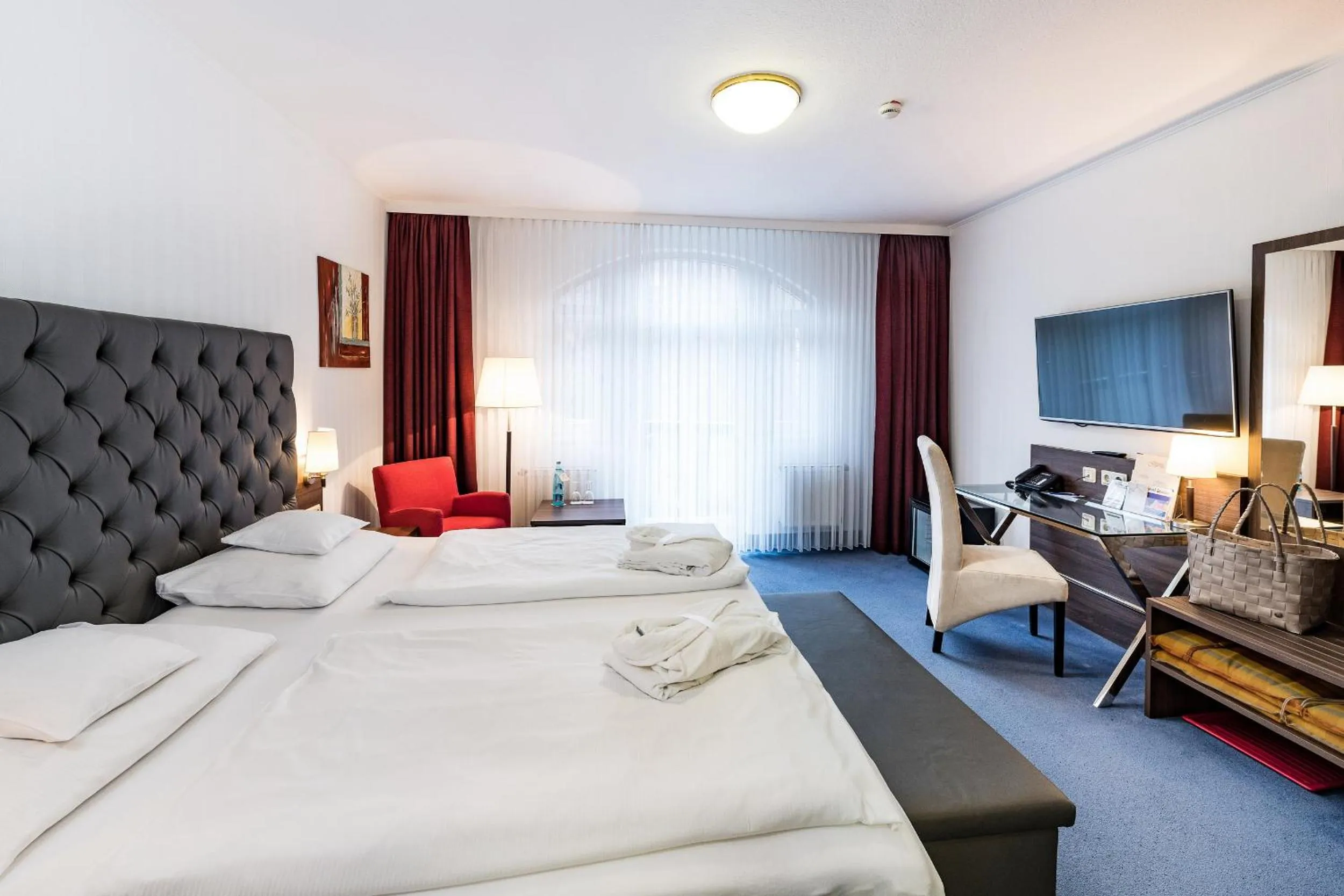 Photo of the whole room, Bed in Göbel´s Vital Hotel Bad Sachsa