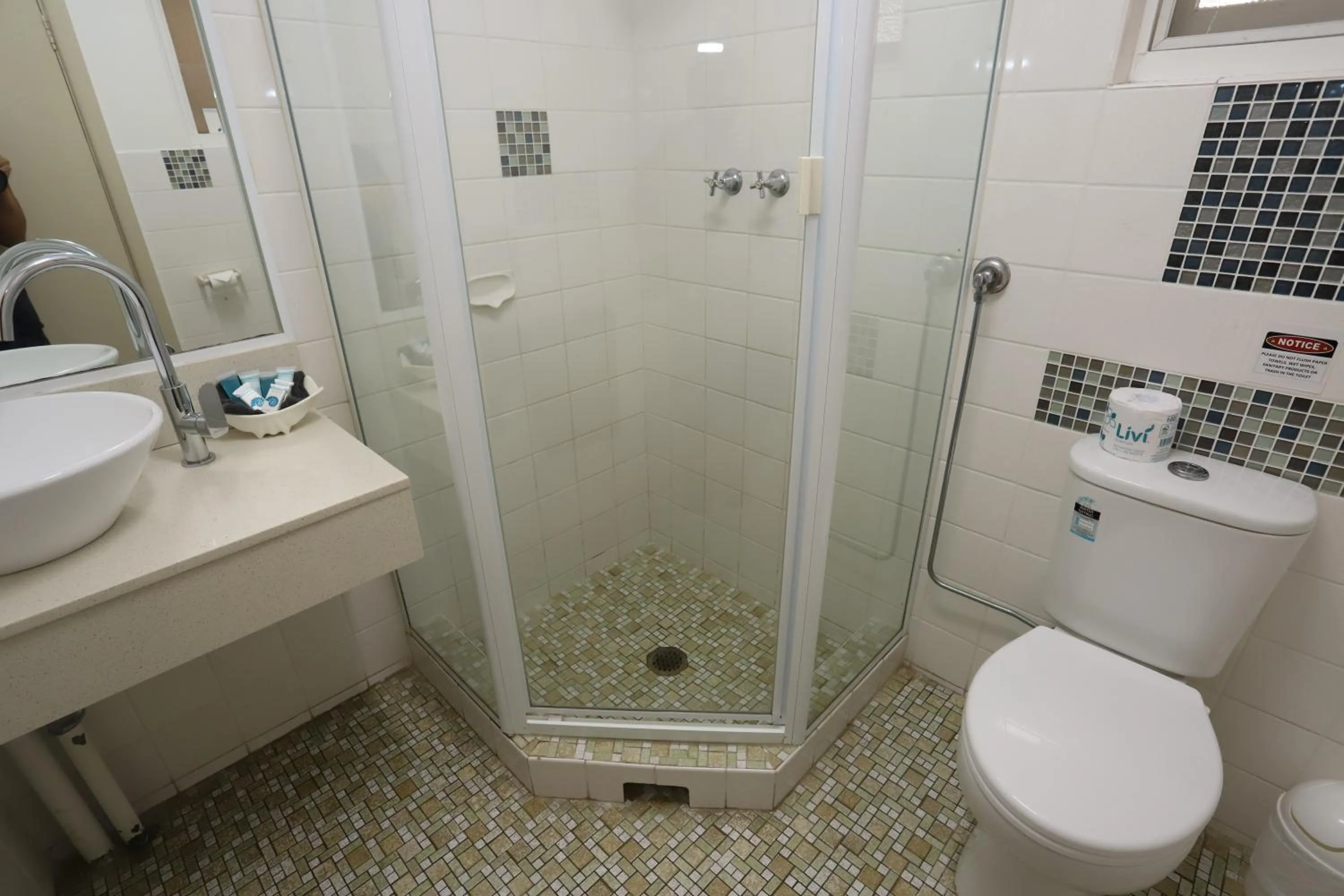 Bathroom in Sleepy Hill Motor Inn