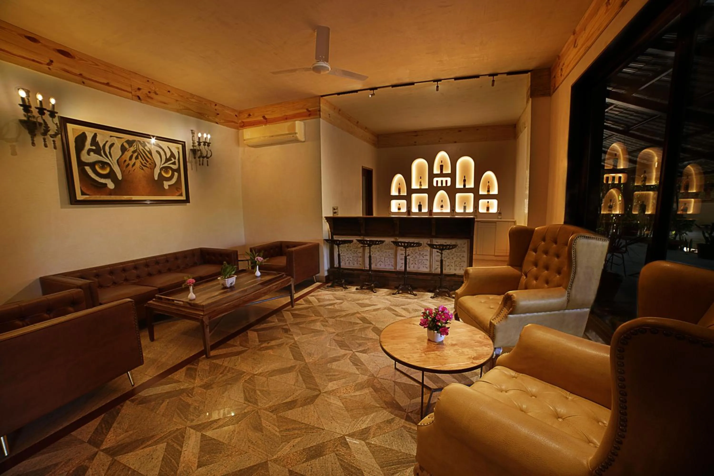 Lobby or reception in The Pugmark, A Wildlife Resort