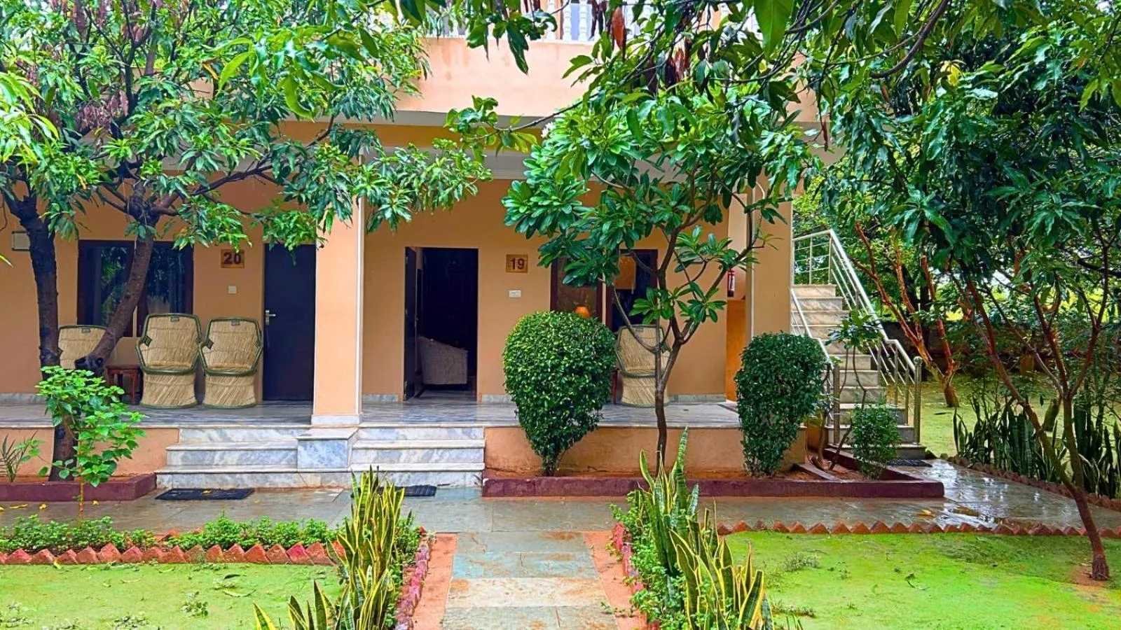 Facade/entrance in The Pugmark, A Wildlife Resort