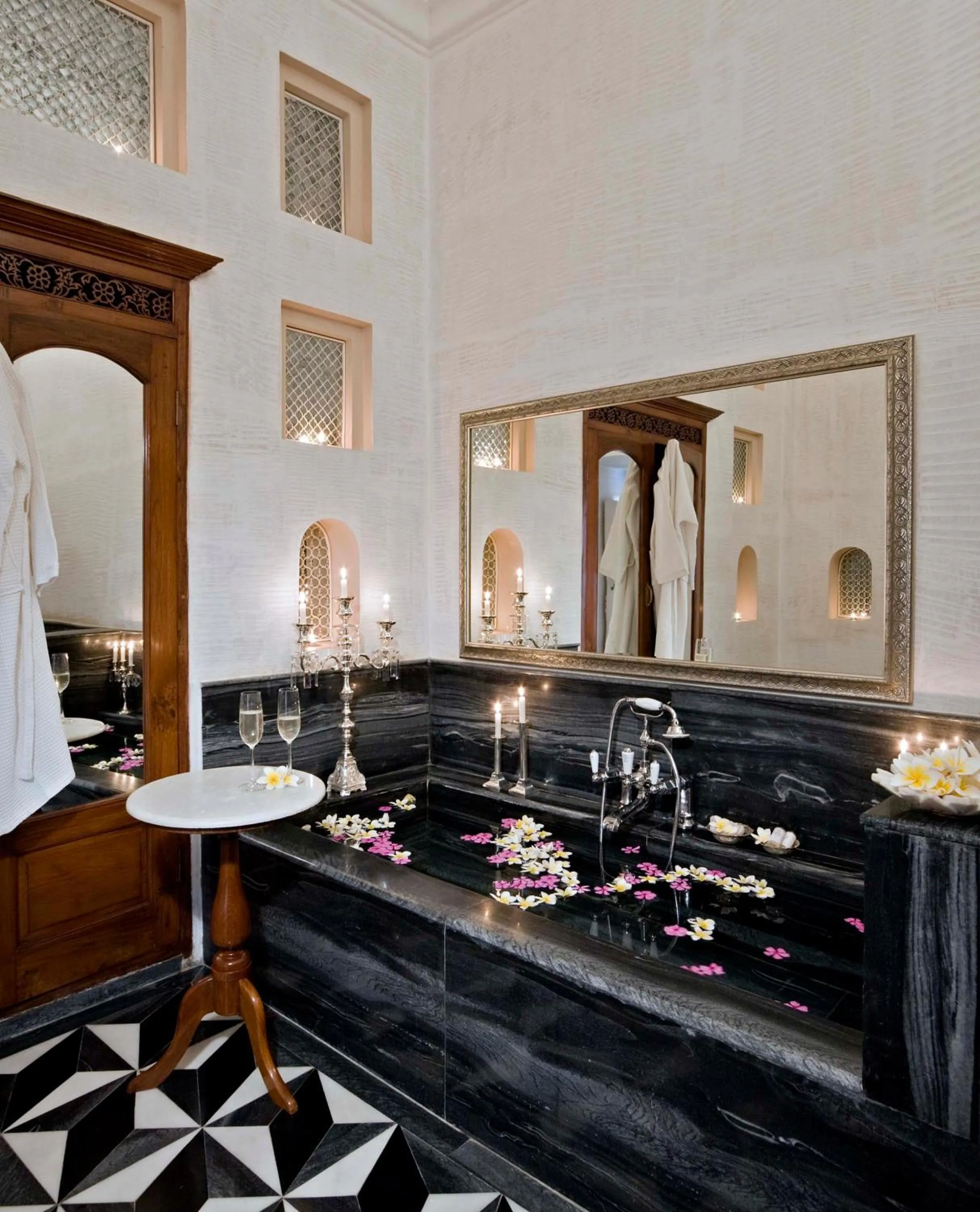 Bathroom in Samode Palace