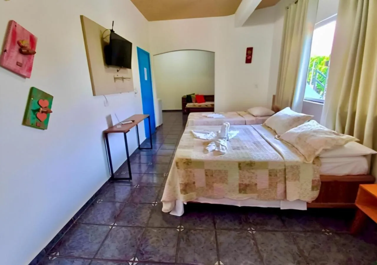 Bedroom, Bed in Pousada Cambará Suítes