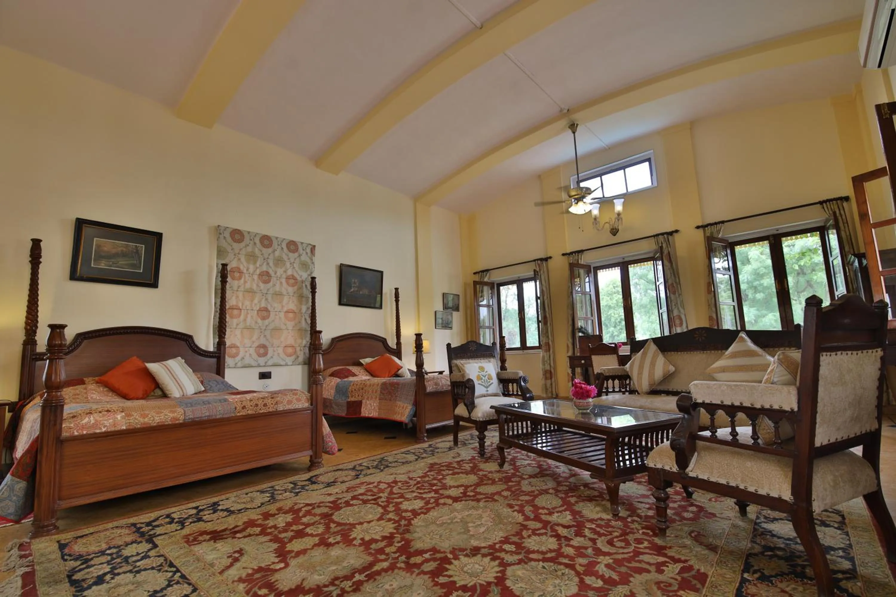 Bedroom in Roop Niwas Kothi, Near Mandawa