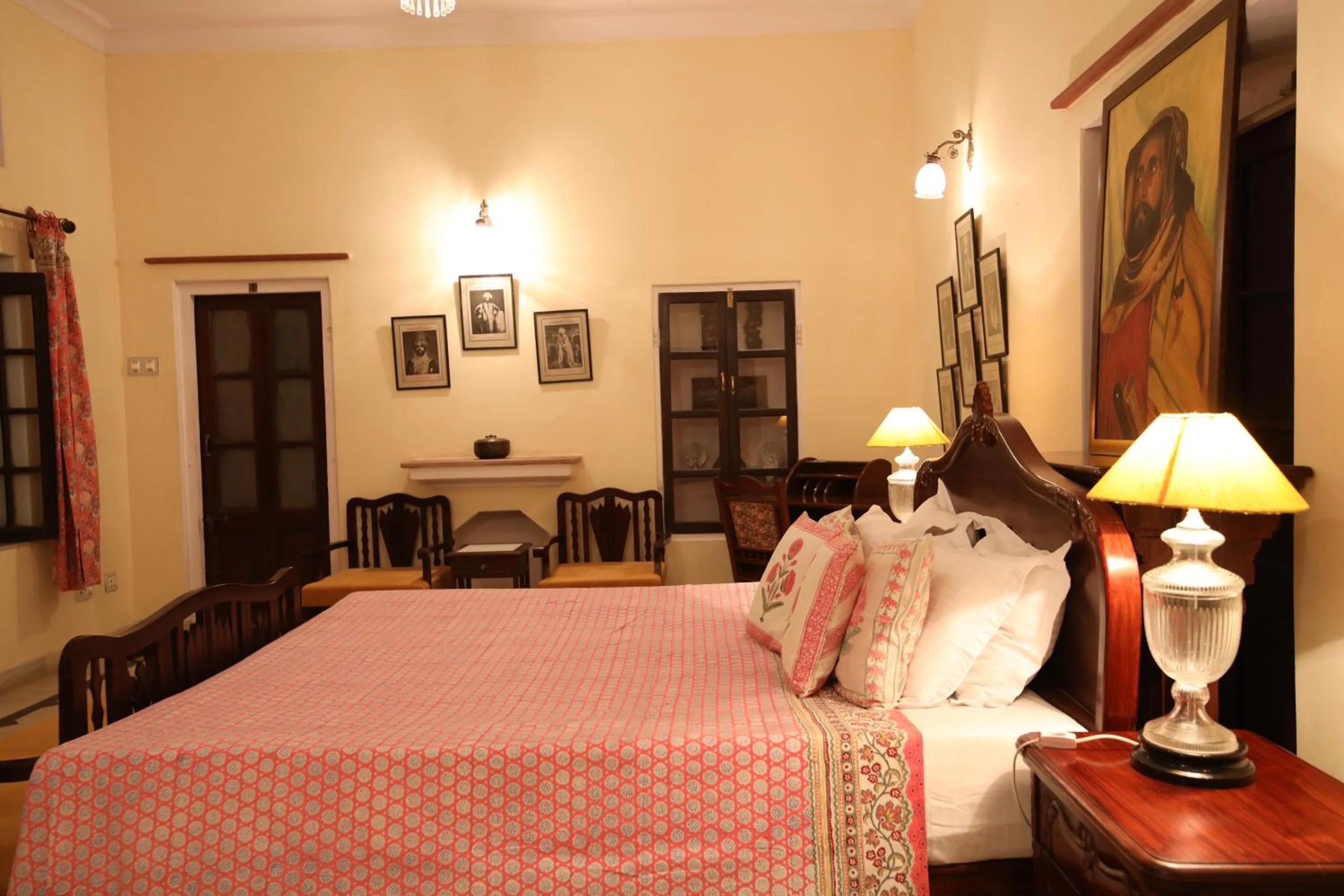 Bed in Roop Niwas Kothi, Near Mandawa