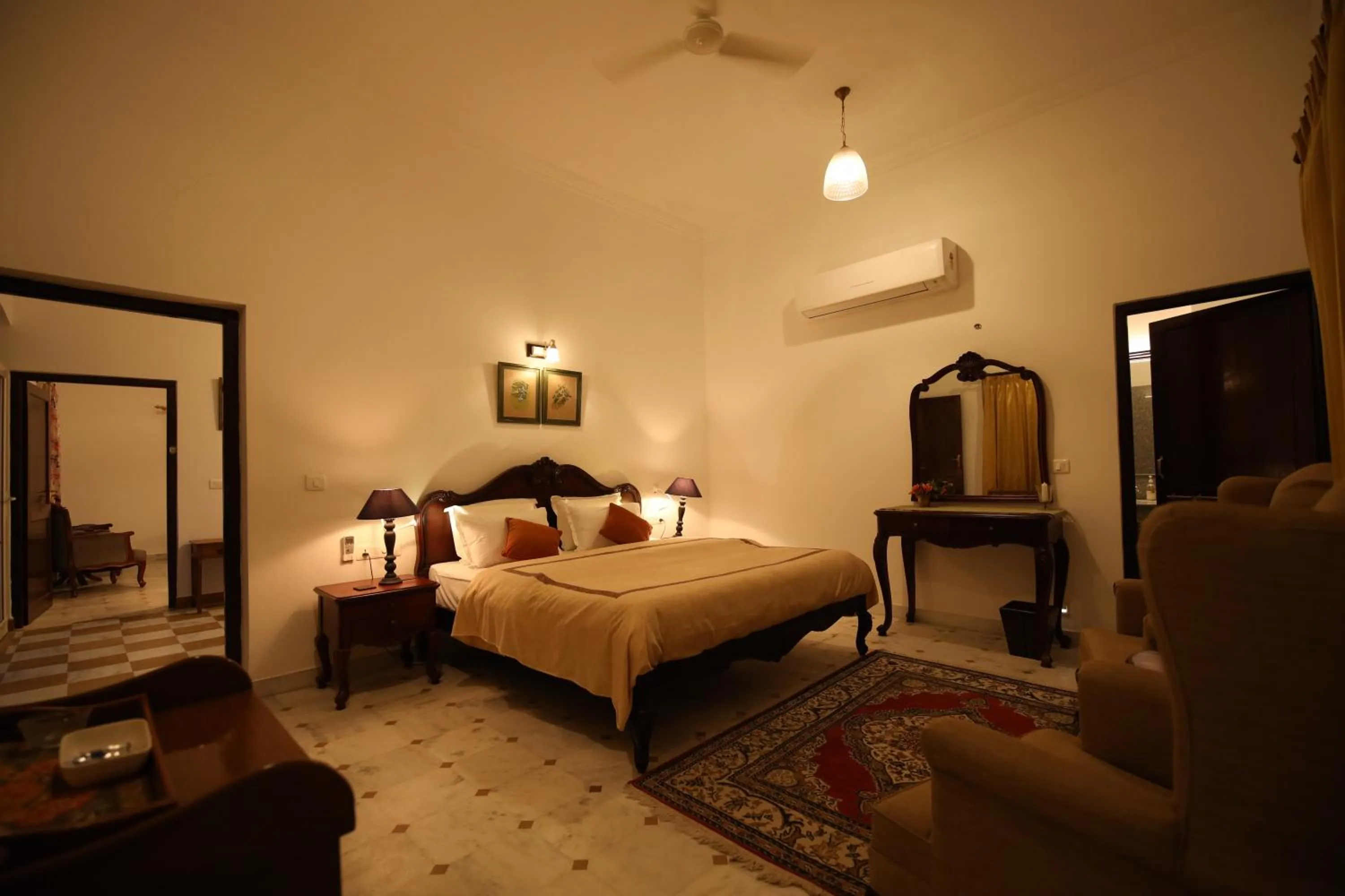 Bed in Roop Niwas Kothi, Near Mandawa