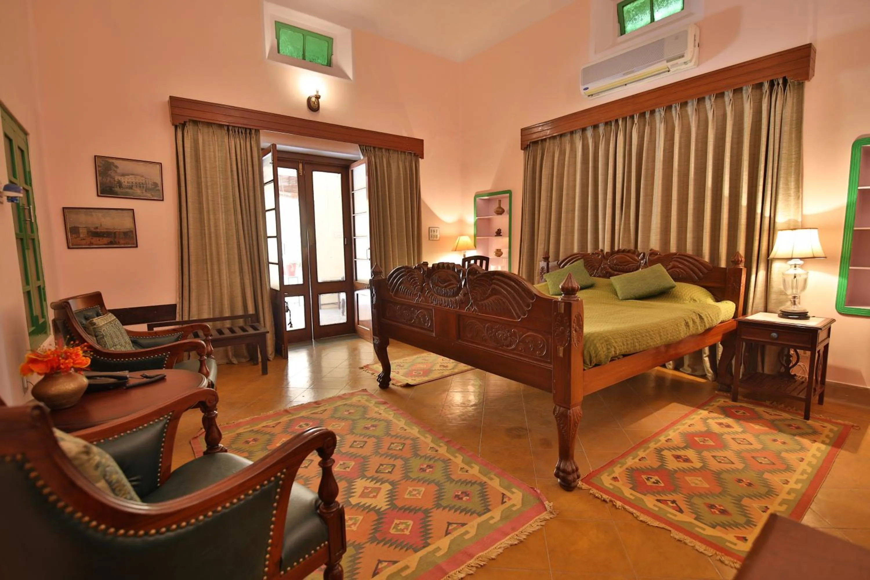 Bed in Roop Niwas Kothi, Near Mandawa