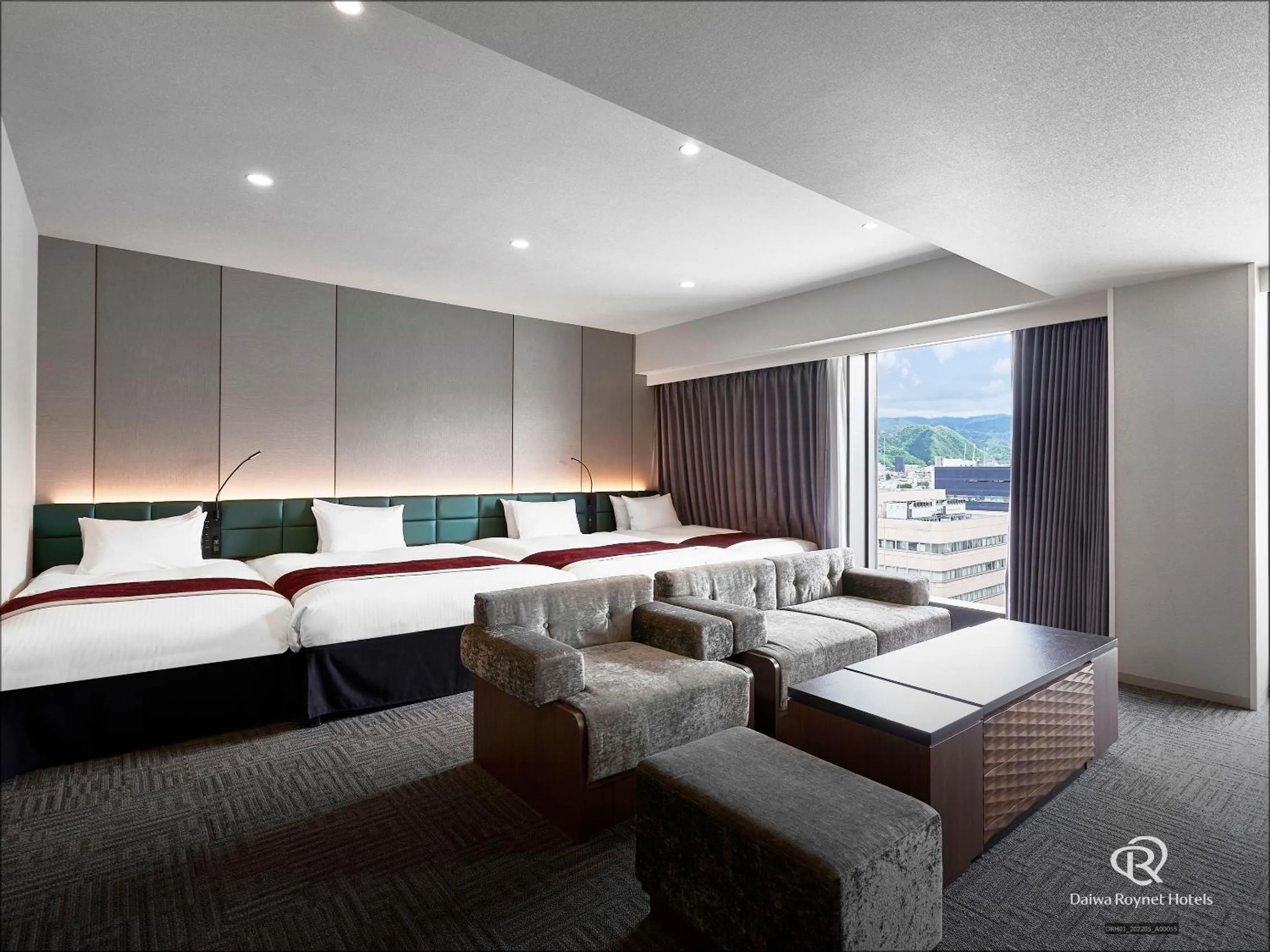 Photo of the whole room, Bed in Daiwa Roynet Hotel Yamagata Ekimae