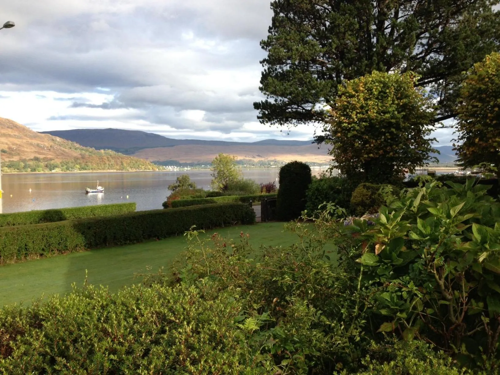 Garden in Buccleuch Guest House