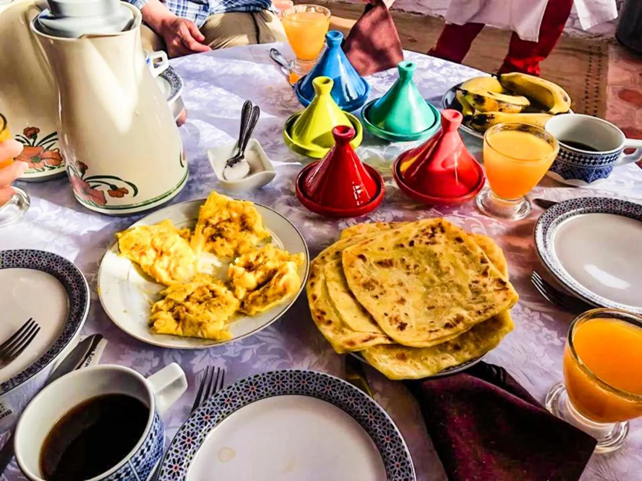 Breakfast in Riad Kasbah Omar