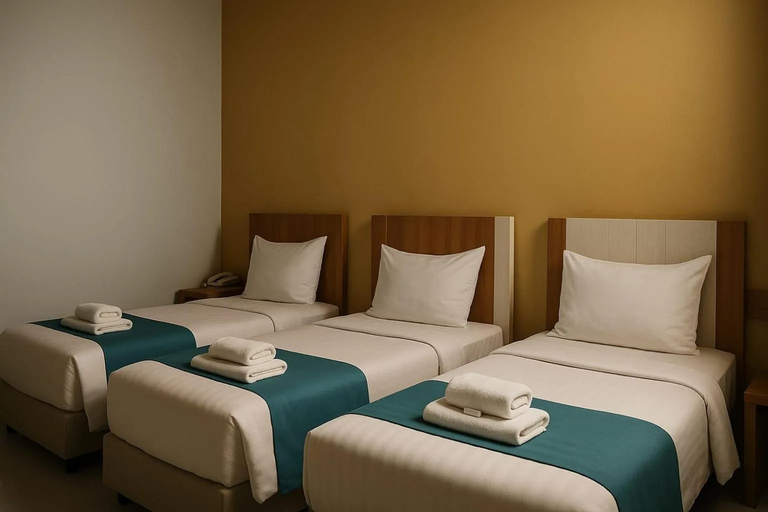 Bed in Hotel Amel Aceh