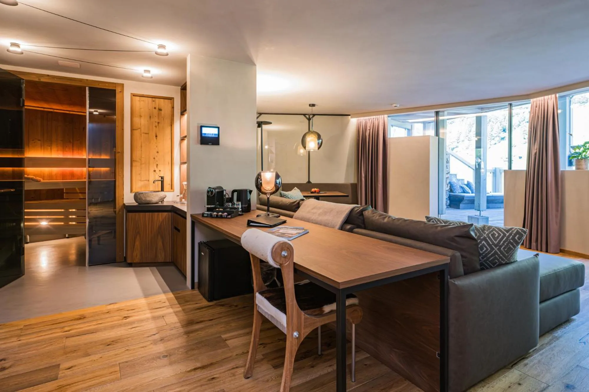 Sauna in Matterhorn FOCUS Design Hotel