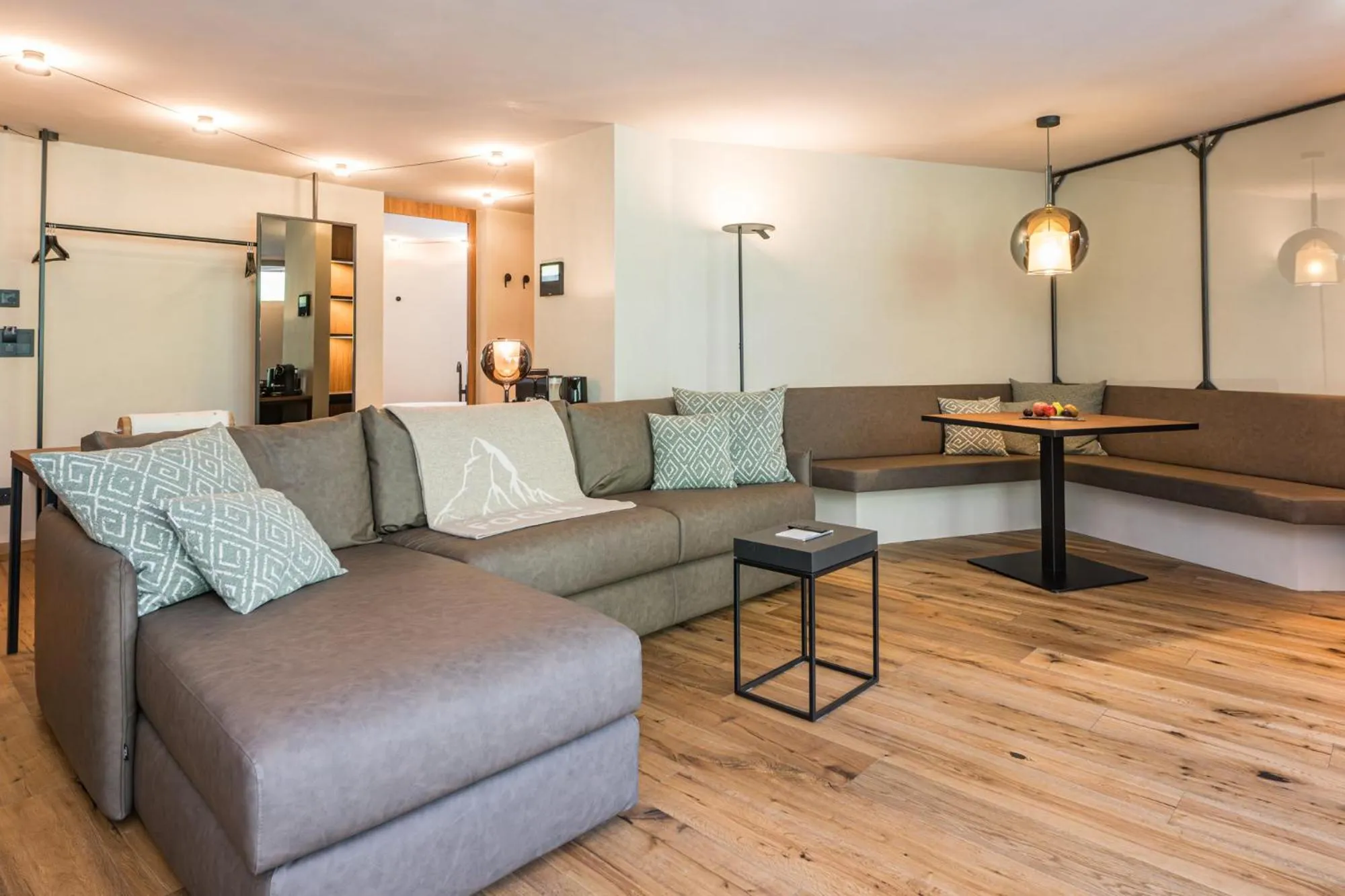 Living room in Matterhorn FOCUS Design Hotel