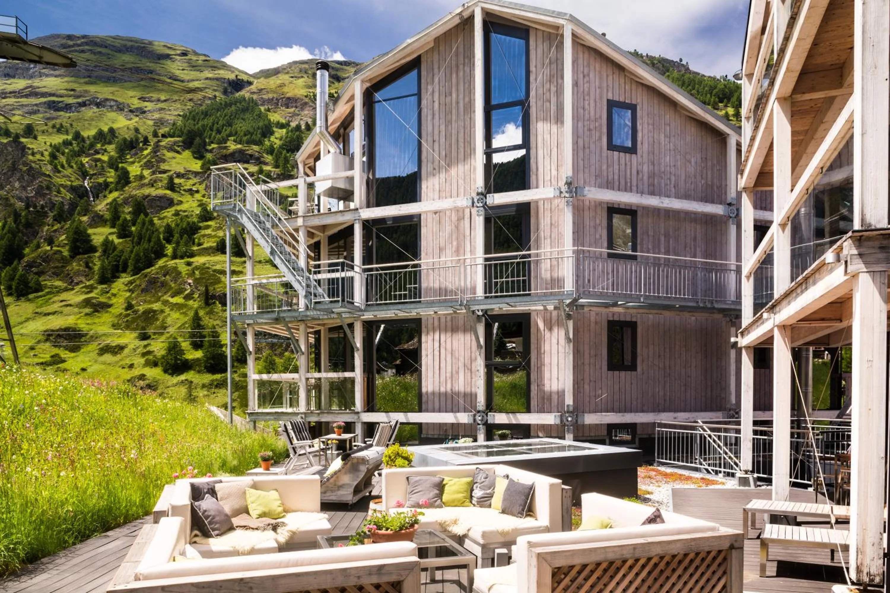 Balcony/Terrace in Matterhorn FOCUS Design Hotel