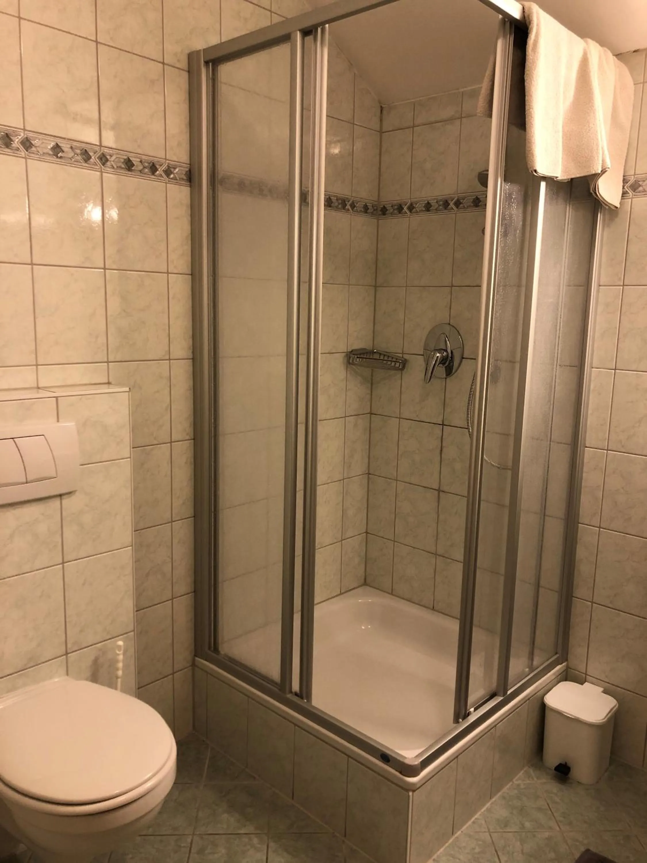 Shower in Egerbach Appartements