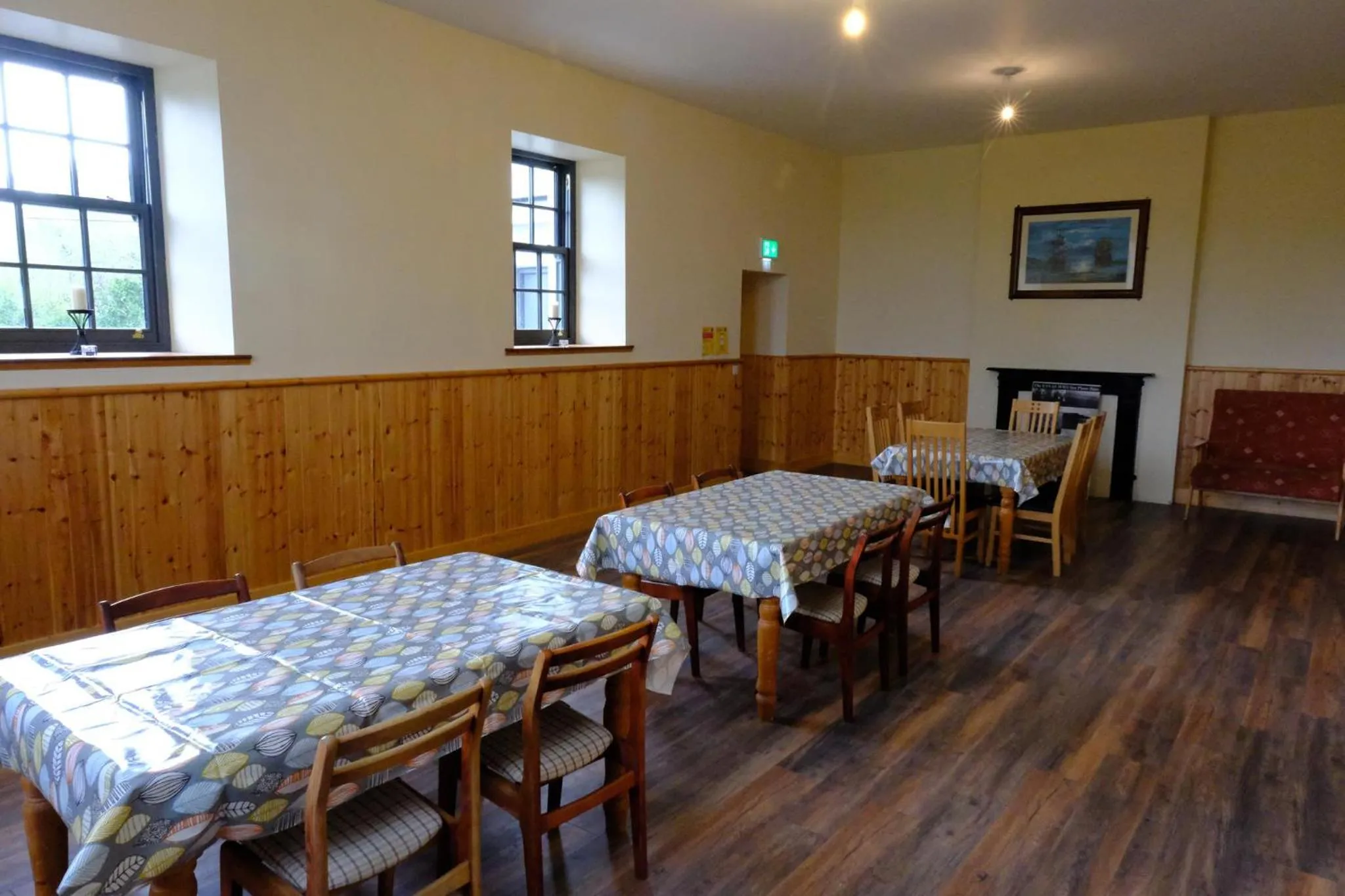Dining area in Whiddy School House Accommodation