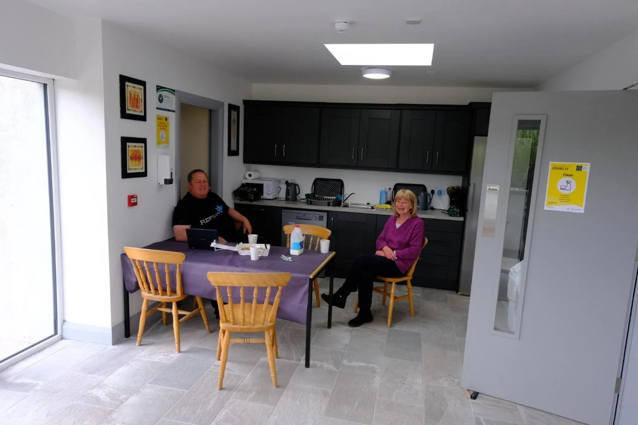 Kitchen or kitchenette in Whiddy School House Accommodation