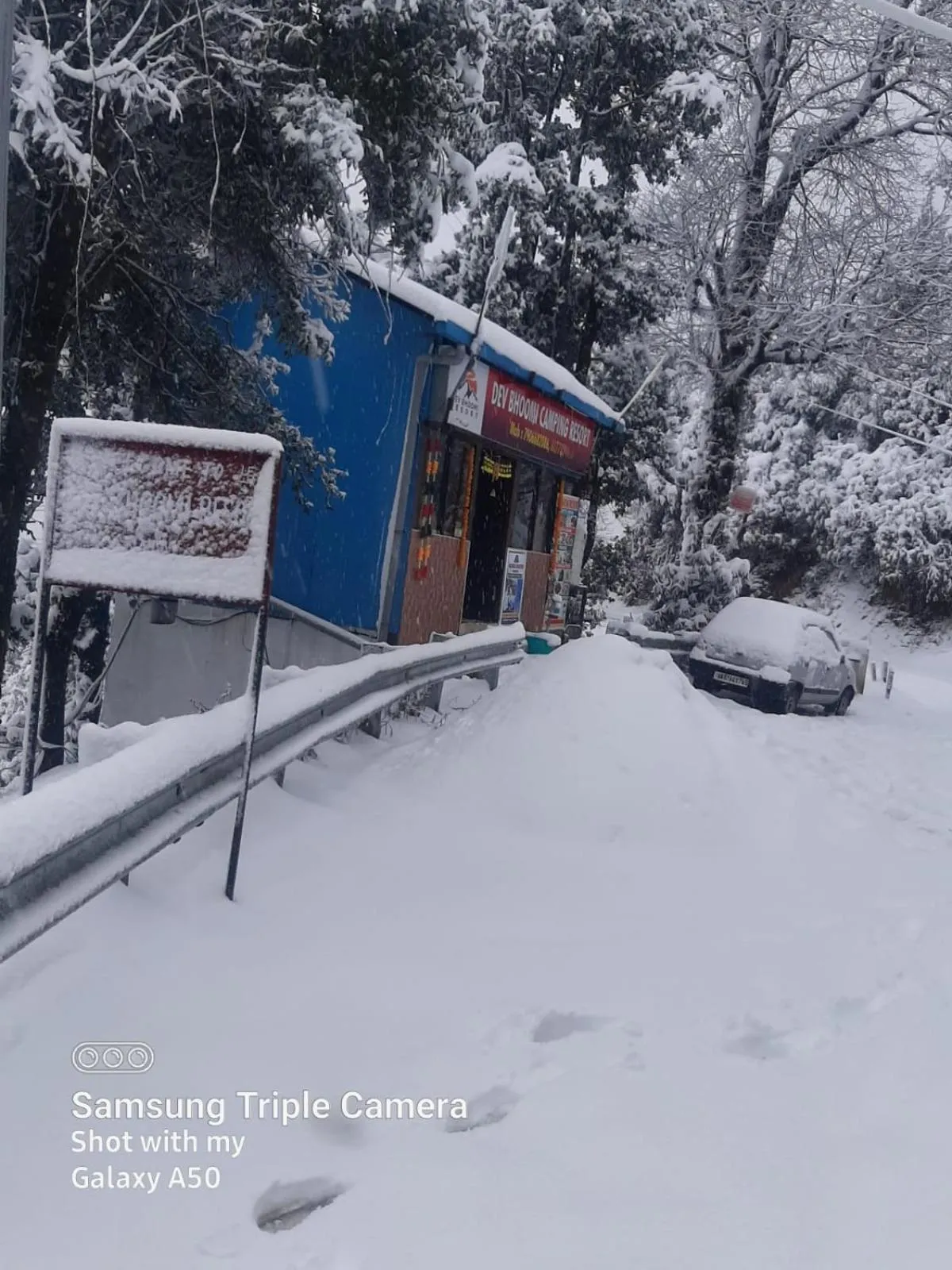 Mountain view in Dev Bhoomi Resort